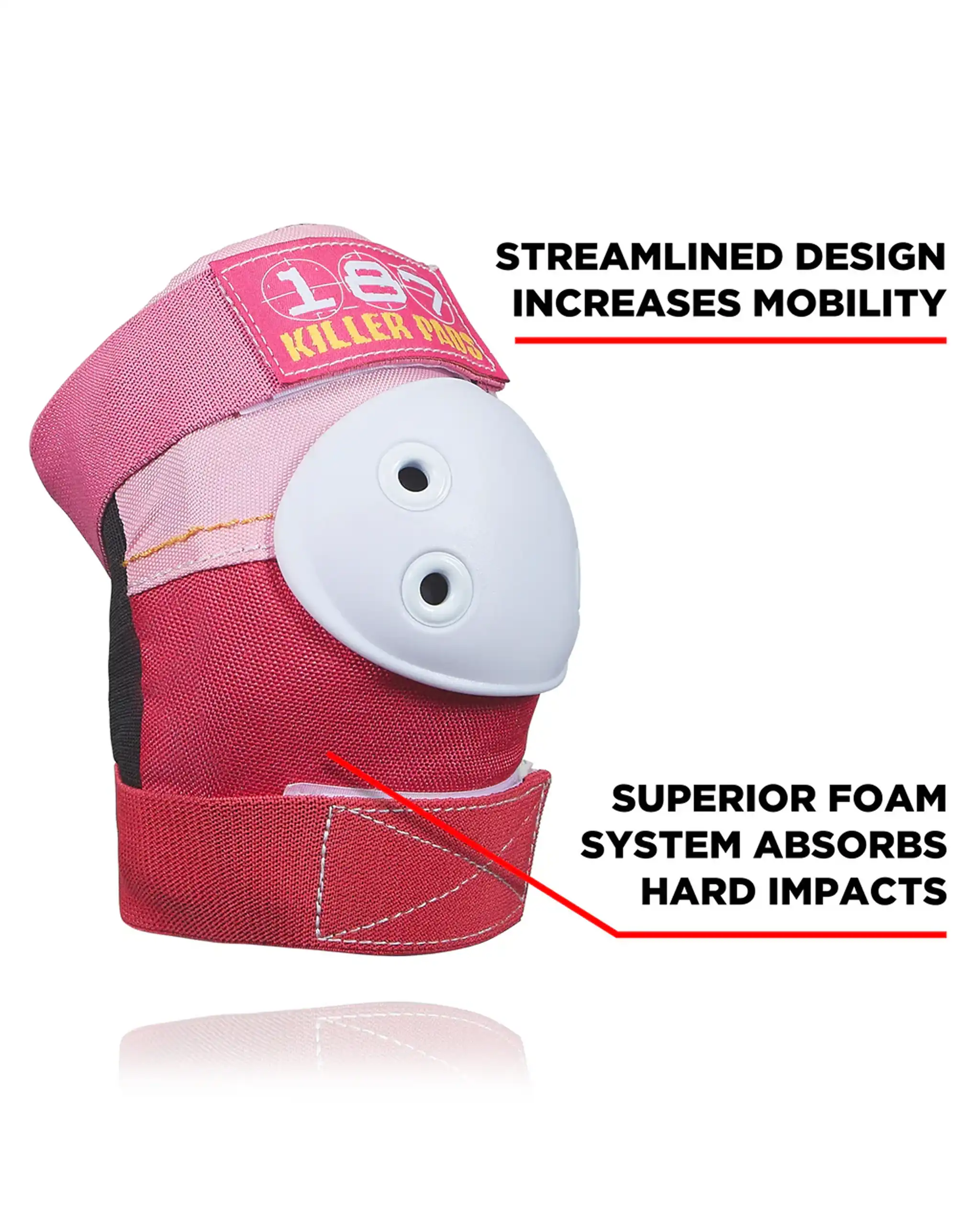 Six Pack Junior Pad Set Protective Gear - Pink - Image 3