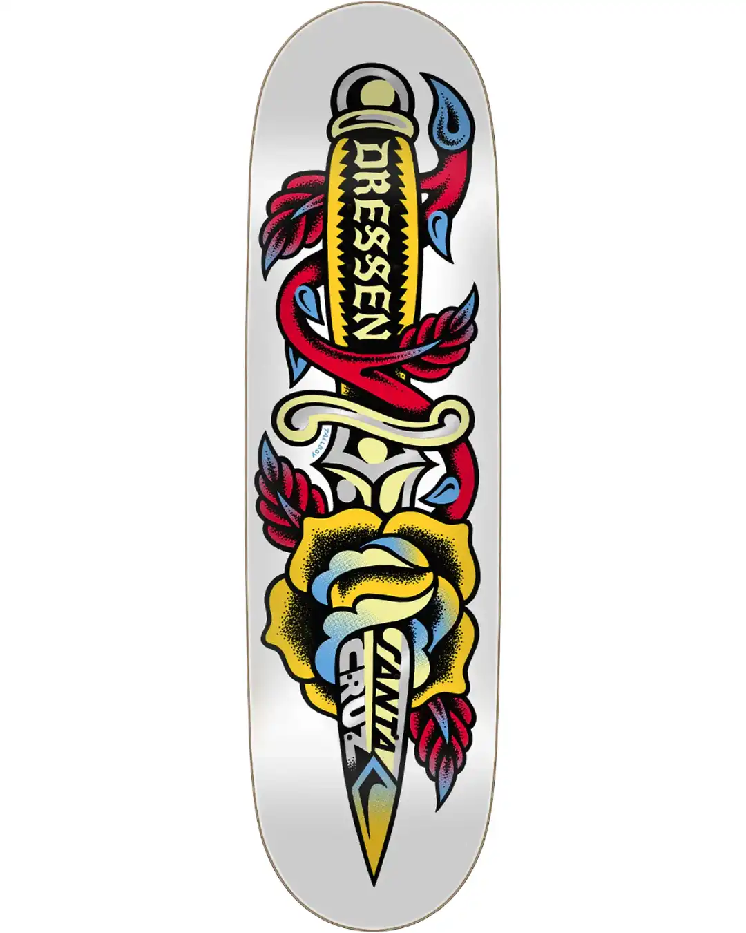 Dressen Rose Dagger Skateboard Deck