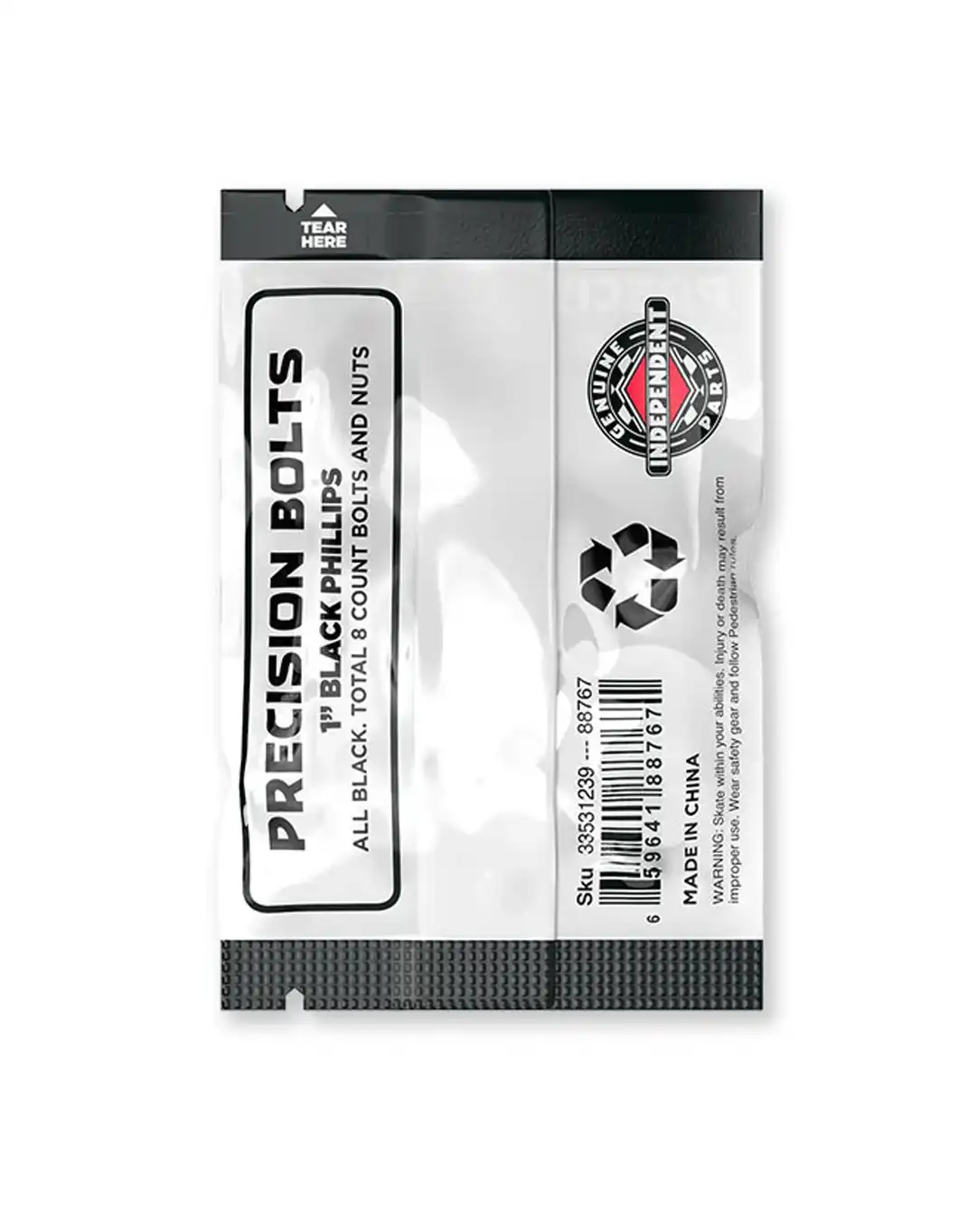 Phillips Genuine Skateboard Hardware - Black - Image 4