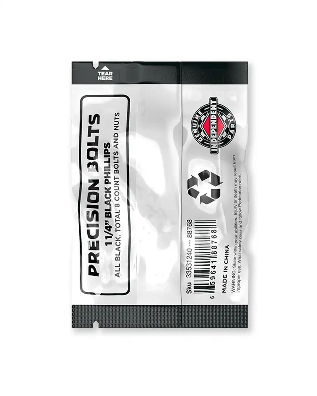 Phillips Genuine Skateboard Hardware - Black - Image 6