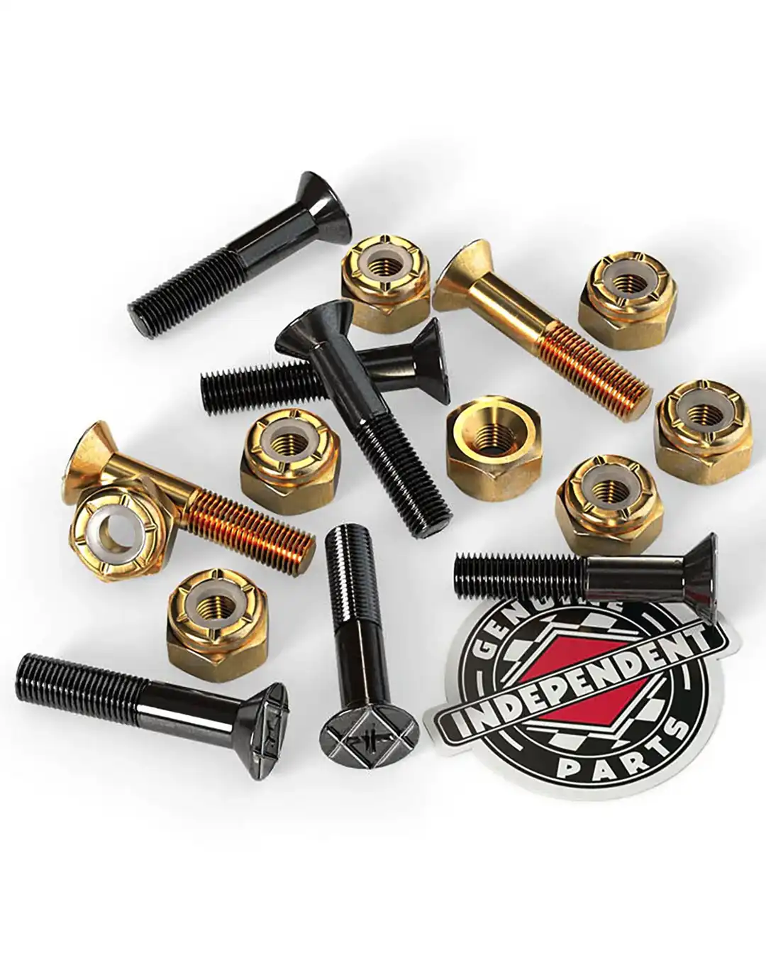 Phillips Genuine Hardware Skateboard Hardware - Black/Gold