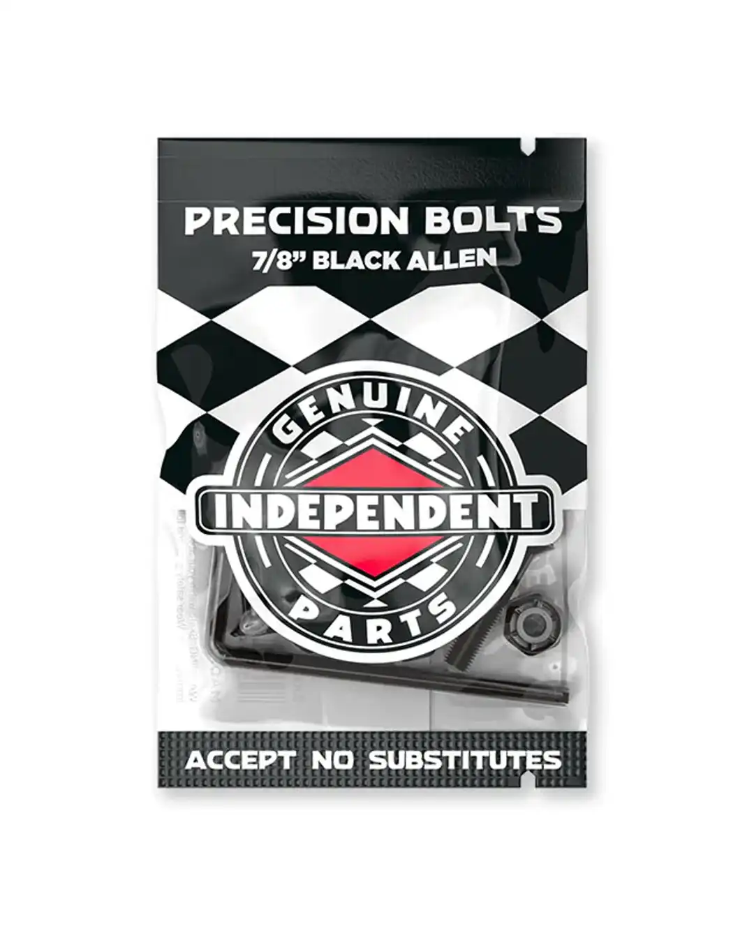 Allen Genuine Skateboard Hardware - Black - Image 2