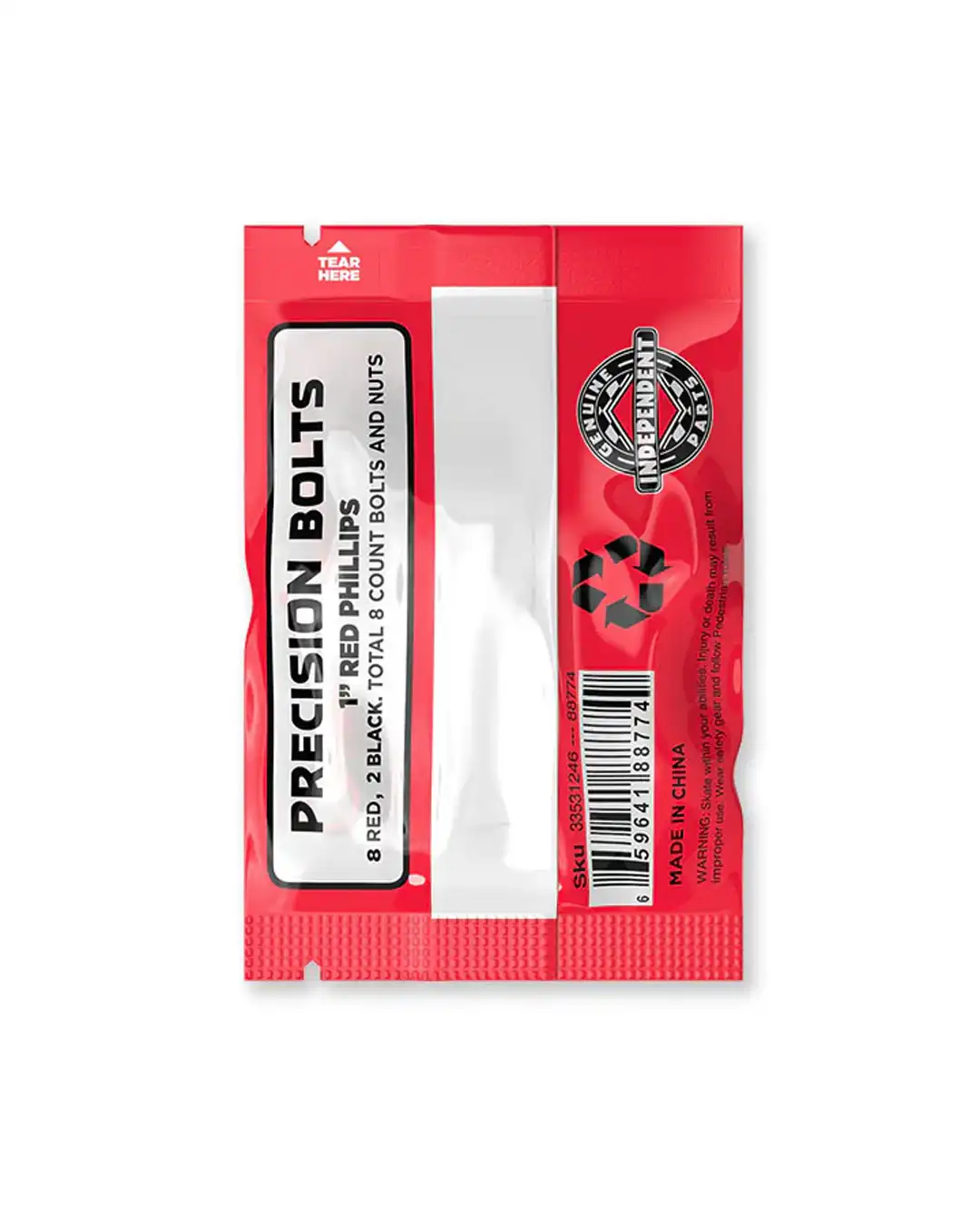 1in Phillips Genuine Hardware W/Tool - Red/Black - Image 3