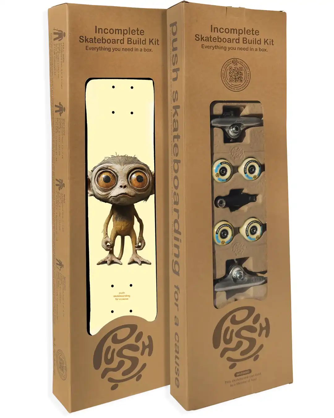 Lil Chimp Fp Incomplete Complete Skateboard 7.25