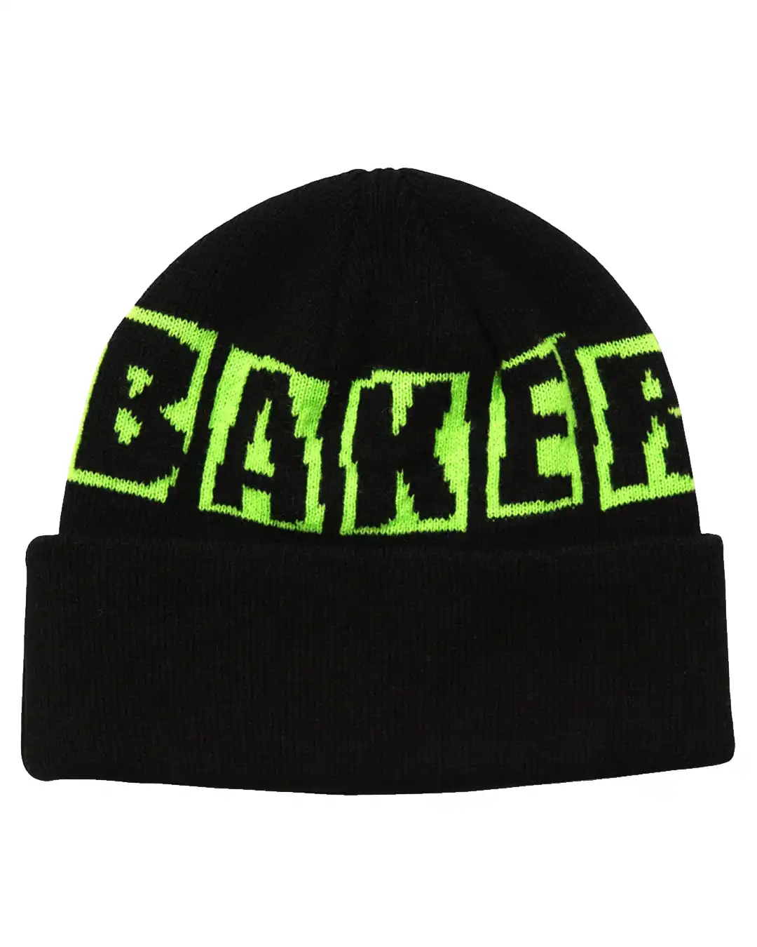 Brand Logo Beanie - Black/Green