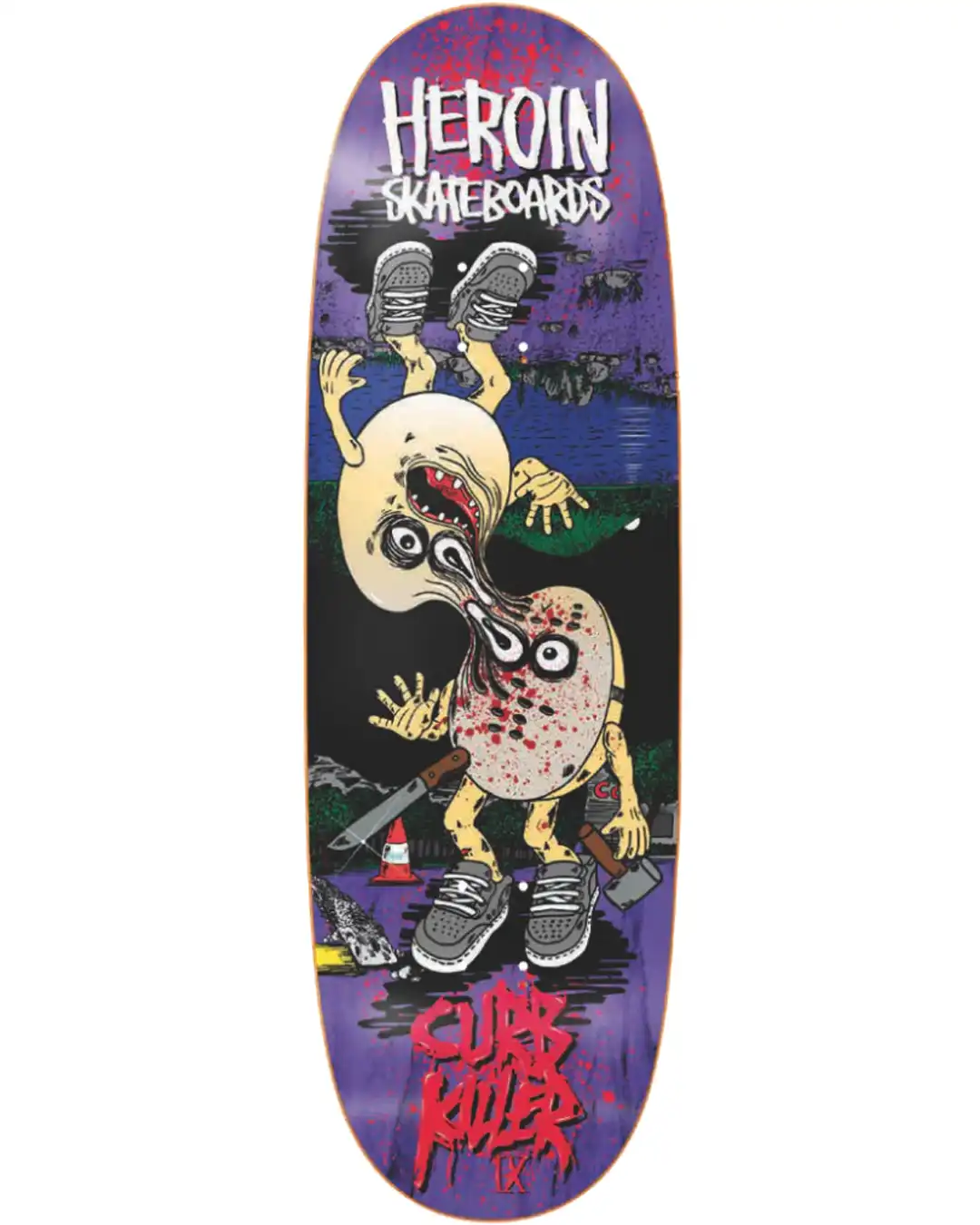 Curb Killer 9 Merged 10.0 Skateboard Deck