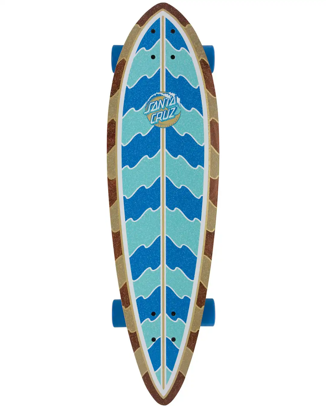 Stipple Wave Dot Pintail Complete Longboard - Image 3