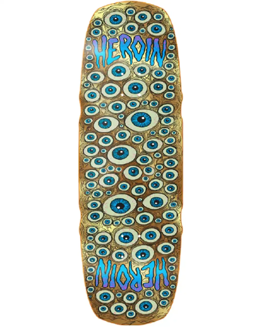 Seeing Double Mutated Skateboard Deck - Gold