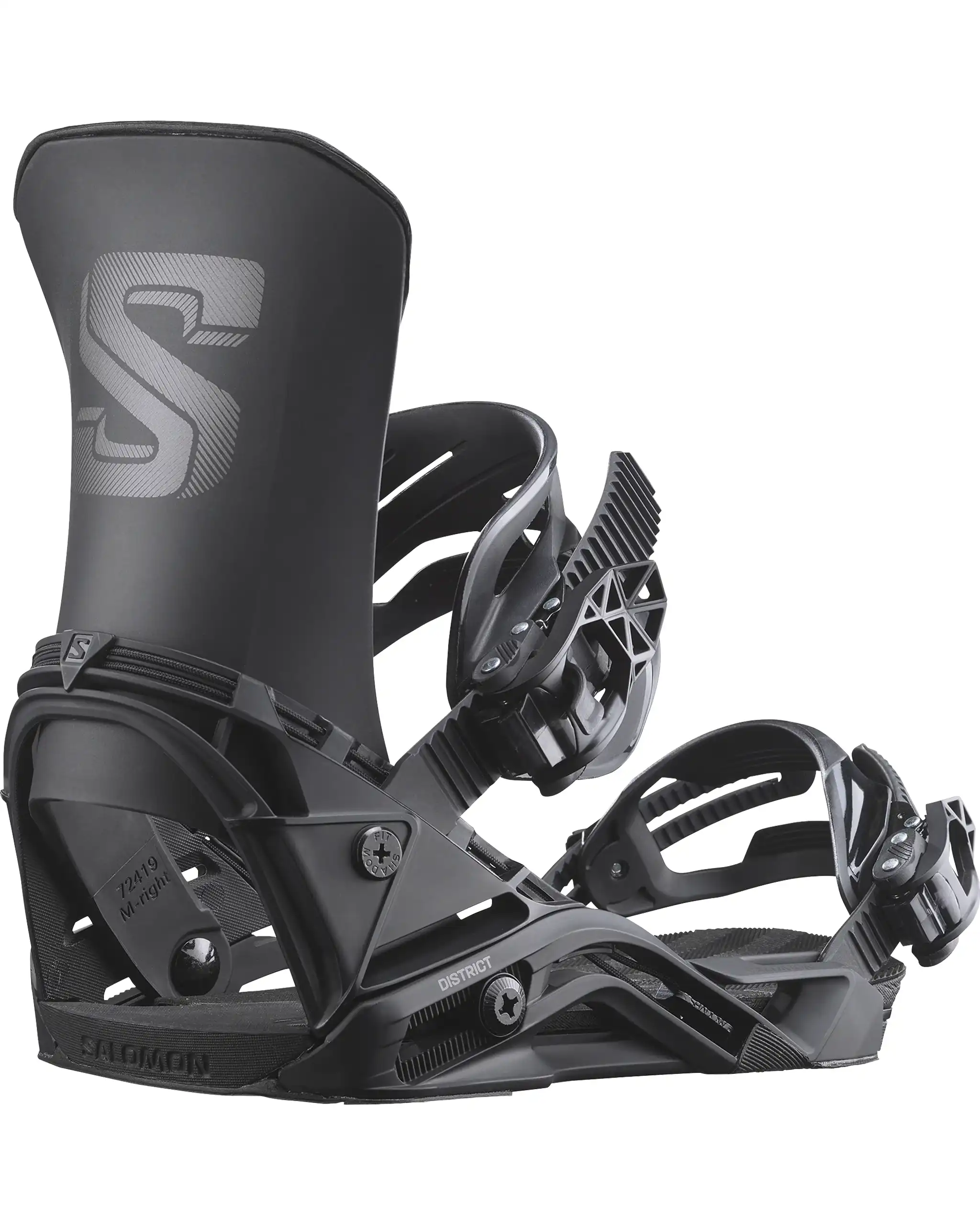 District Snowboard Bindings - Black 2027