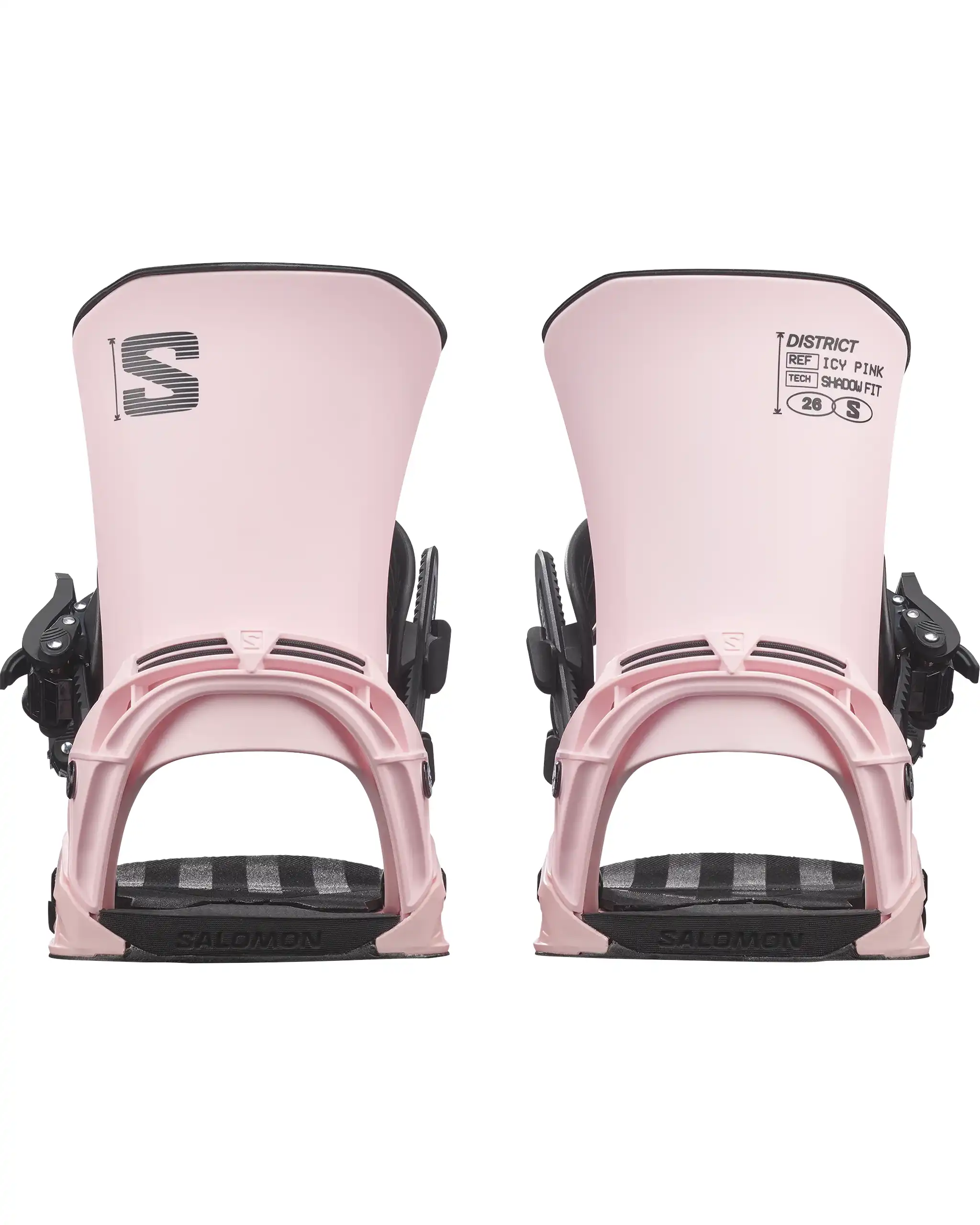 District Snowboard Bindings - Icy Pink 2027 - Image 3