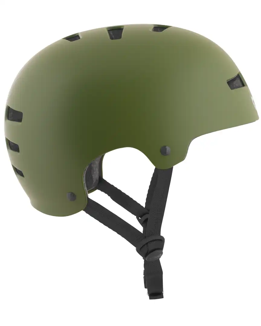 Evolution Youth Solid Color Helmet - Satin Olive - Image 2