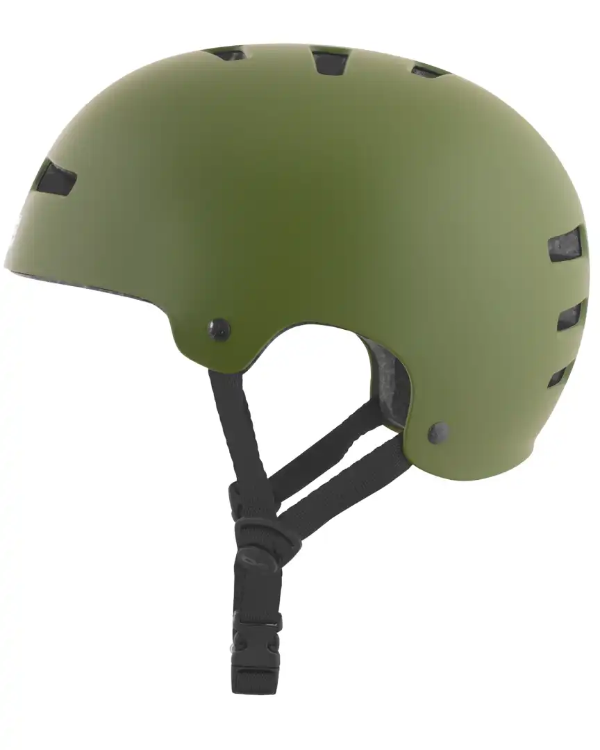 Evolution Youth Solid Color Helmet - Satin Olive - Image 3