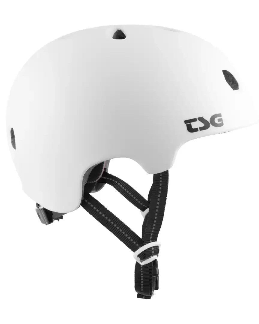 Meta Solid Colour Helmet - Satin White - Image 2