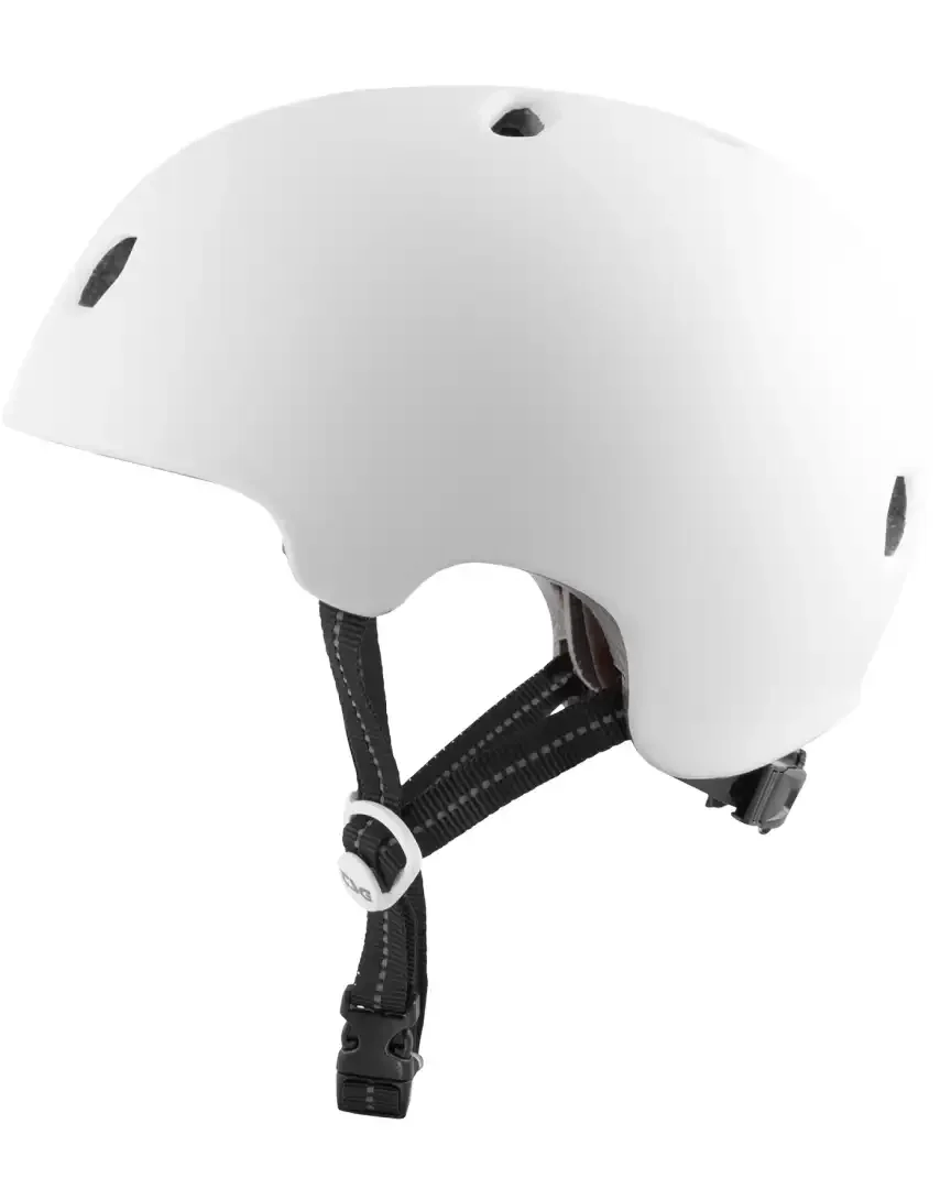 Meta Solid Colour Helmet - Satin White - Image 3