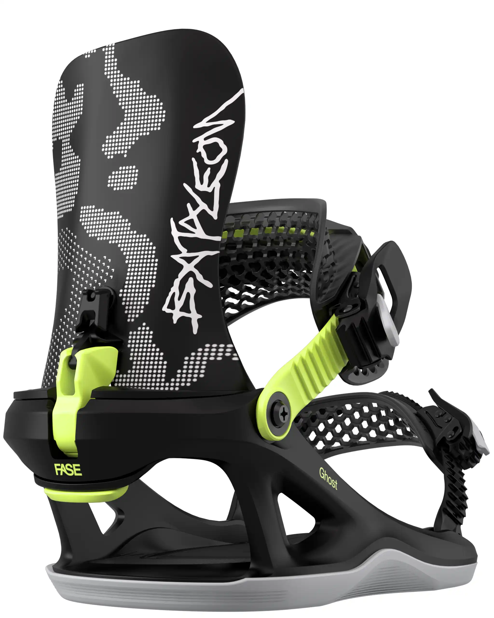Mens Ghost Fase Snowboard Bindings - Black Camo 2027