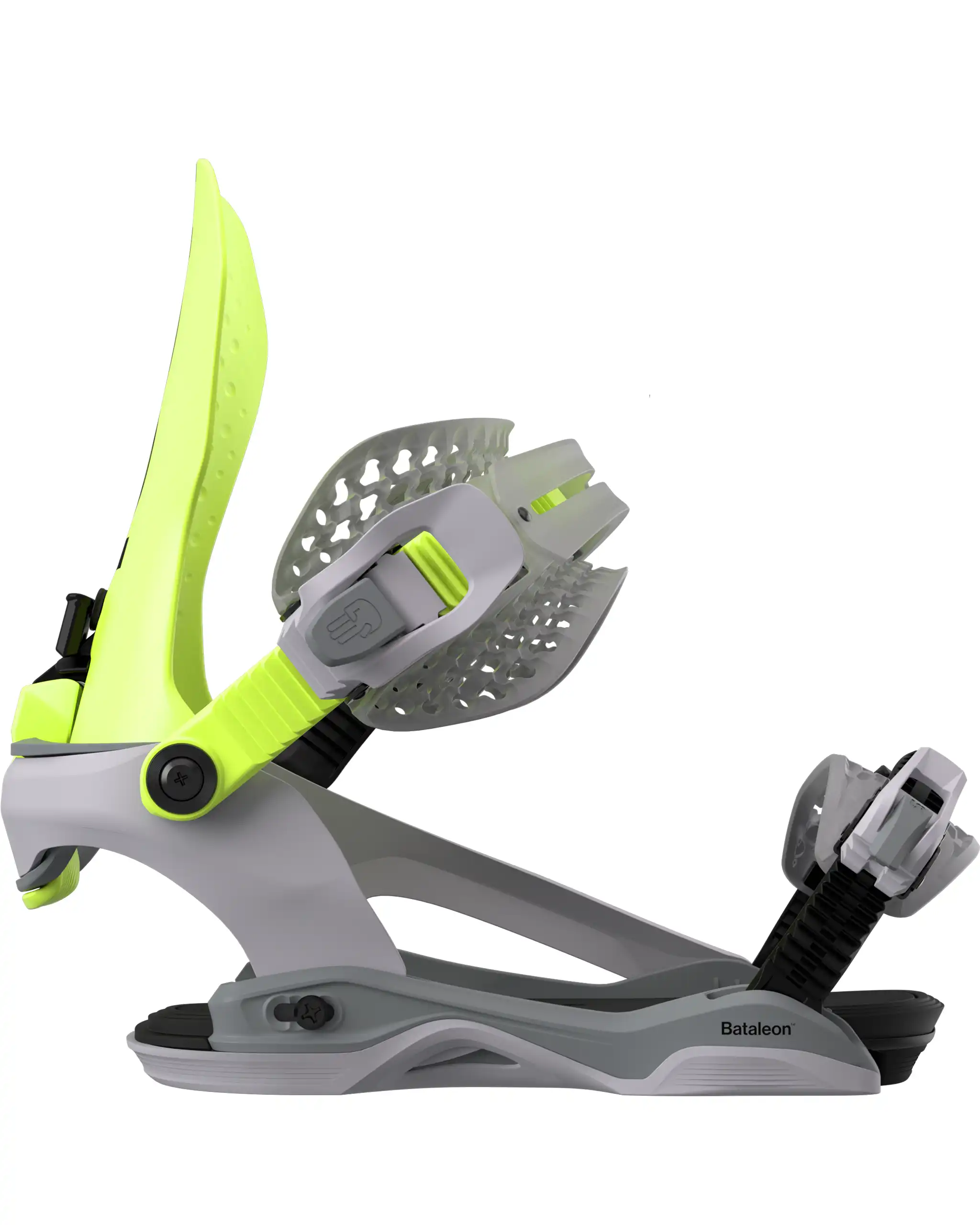 Mens Blaster Aw Fase Snowboard Bindings - Neon Yellow 2027 - Image 3