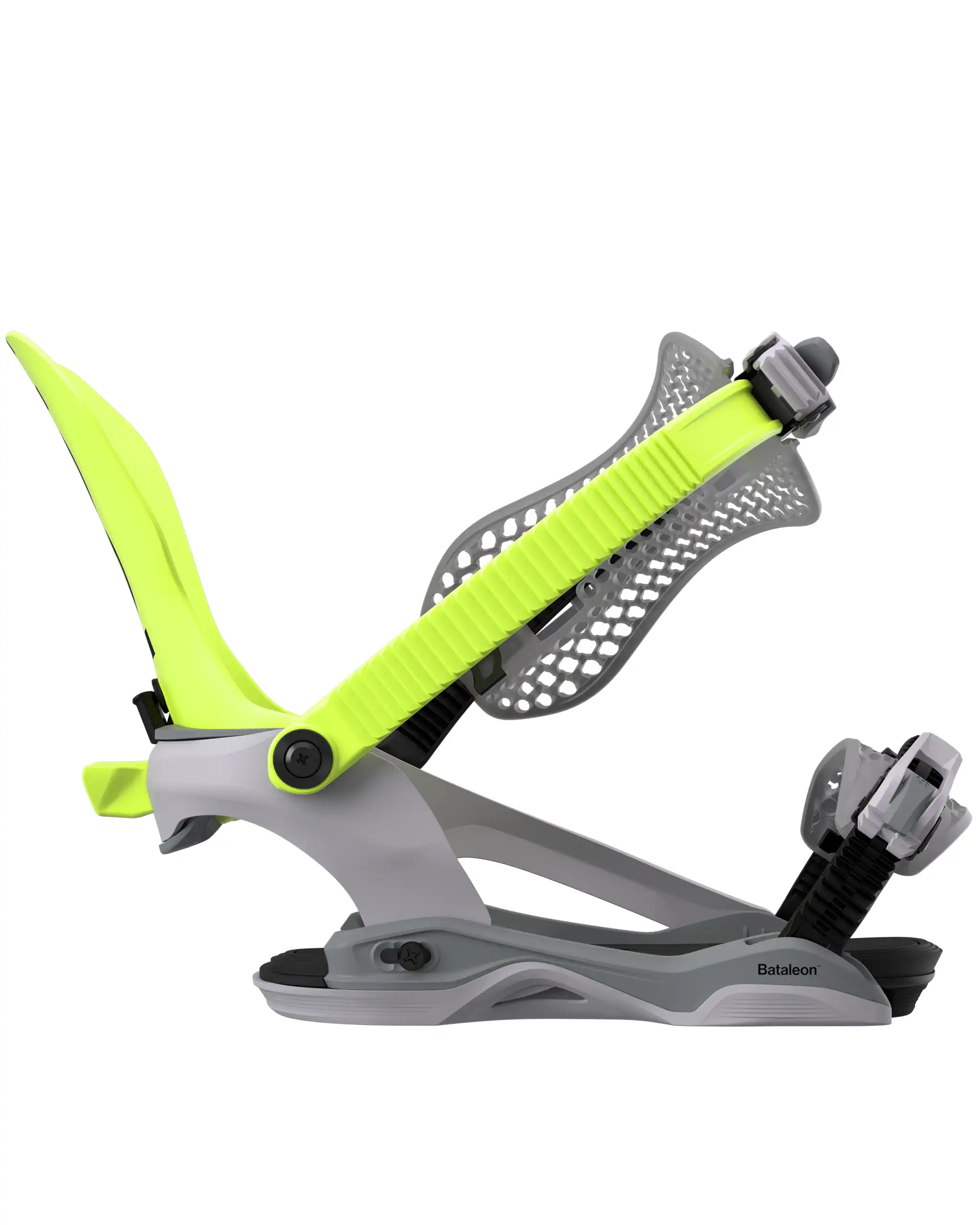 Mens Blaster Aw Fase Snowboard Bindings - Neon Yellow 2027 - Image 4