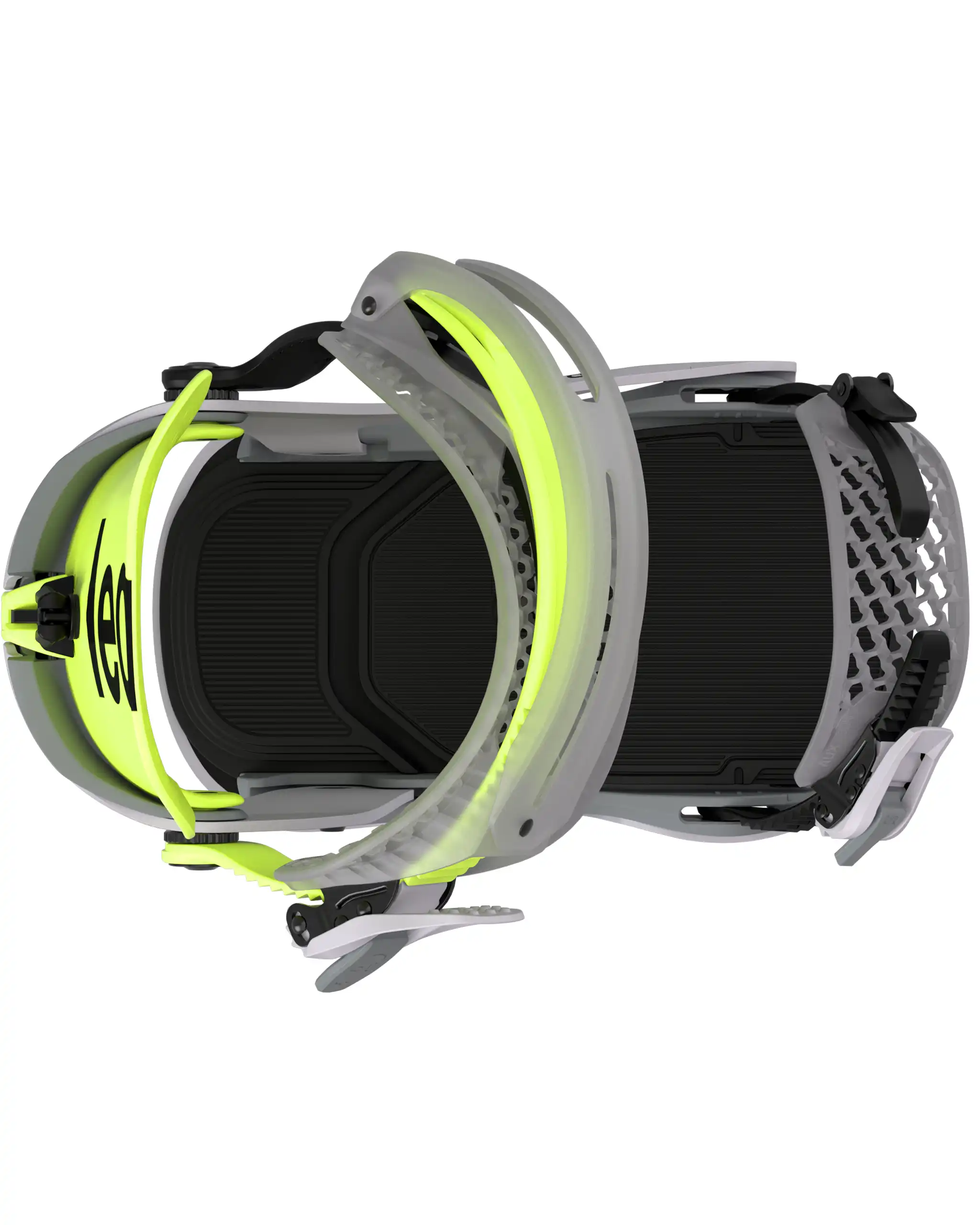 Mens Blaster Aw Fase Snowboard Bindings - Neon Yellow 2027 - Image 5