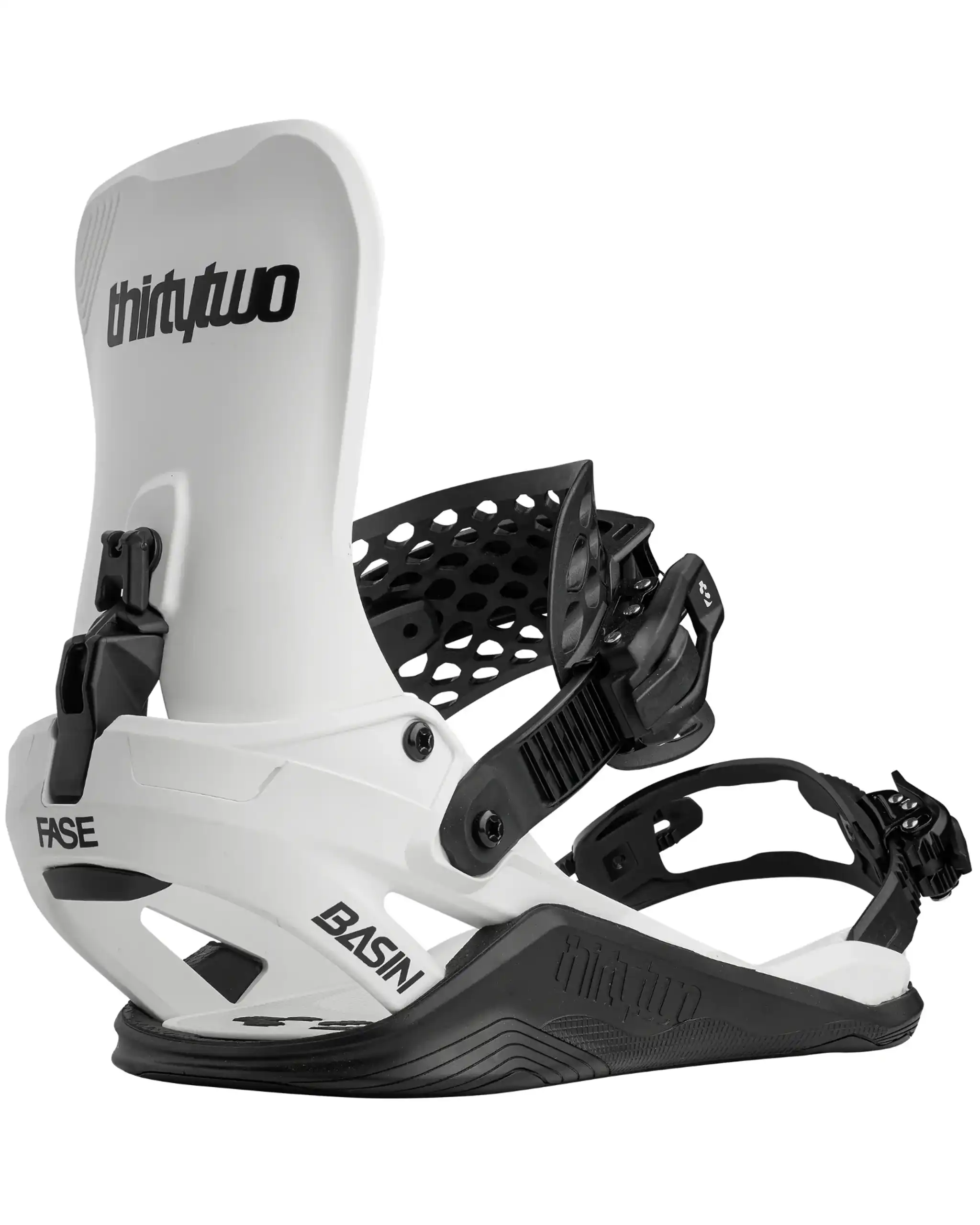 Basin Fase Snowboard Bindings - White 2027