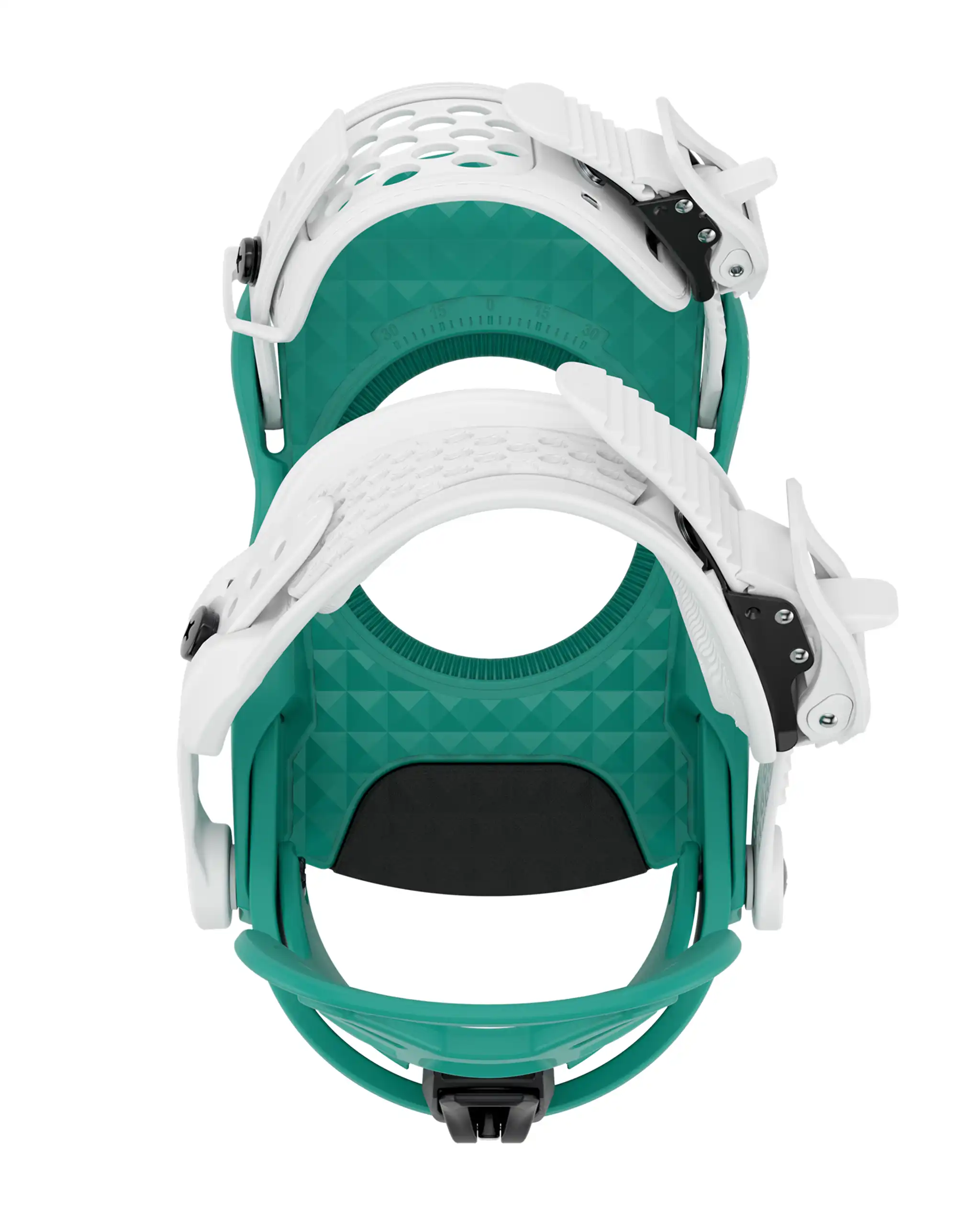 Cadet Mini Kids Snowboard Bindings - Teal 2027 - Image 5