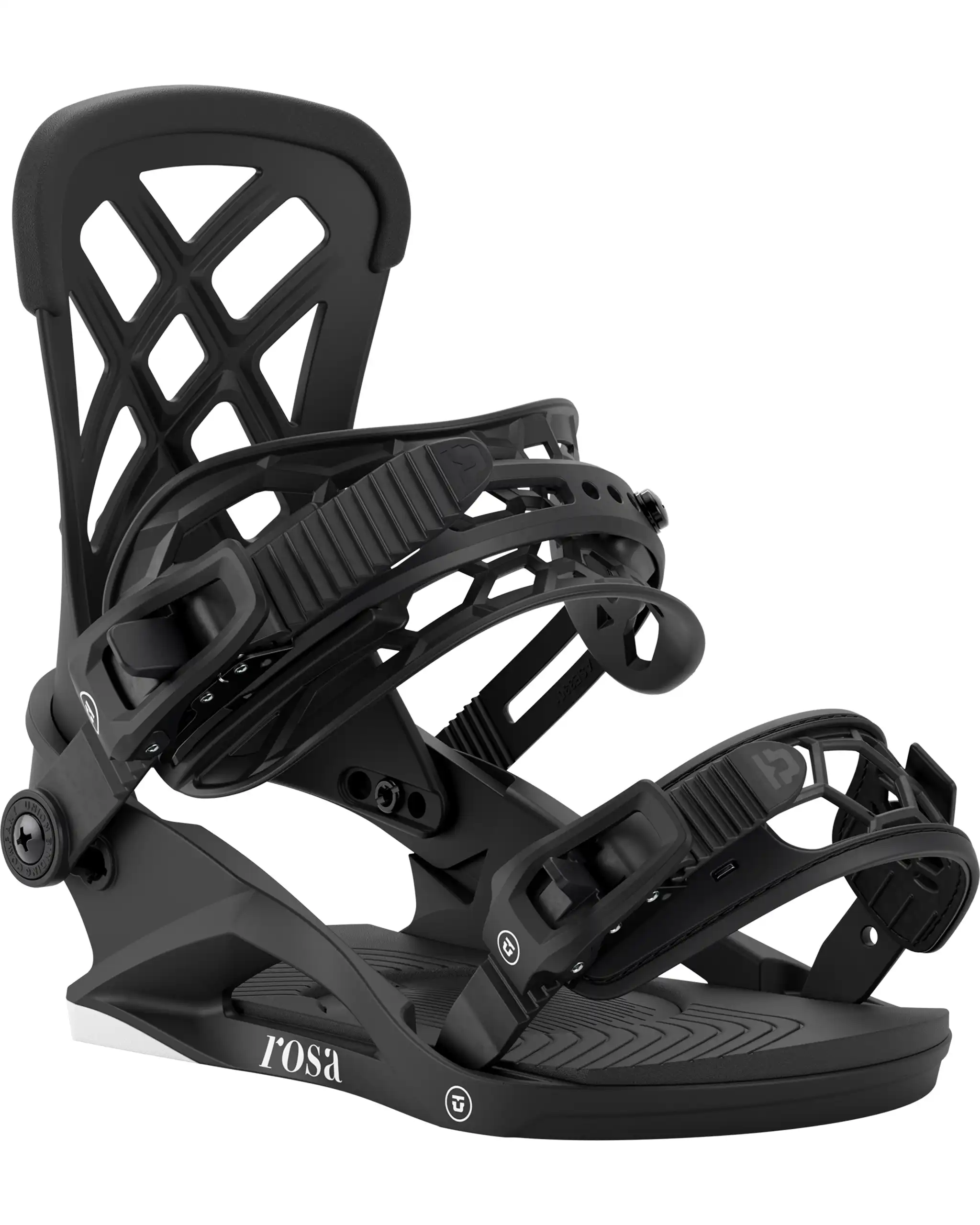 Rosa Womens Snowboard Bindings - Black 2027 - Image 2