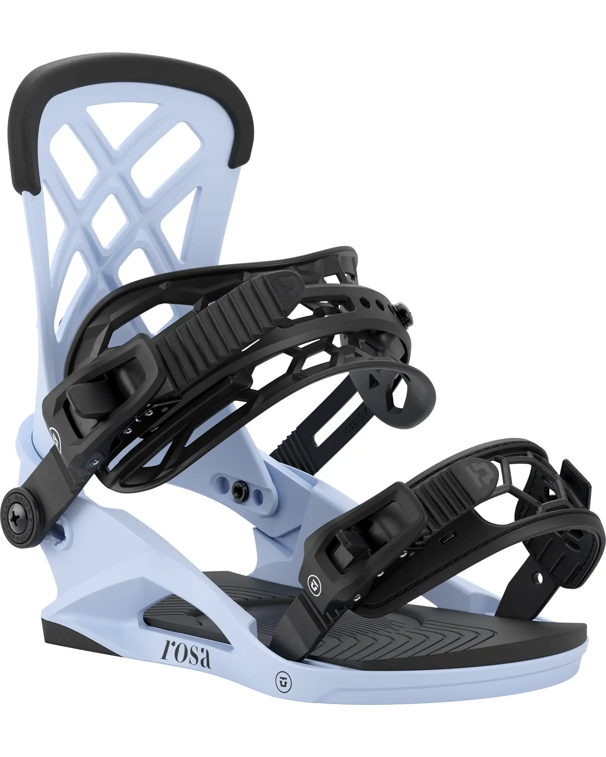 Rosa Womens Snowboard Bindings - Light Blue 2027 - Image 2