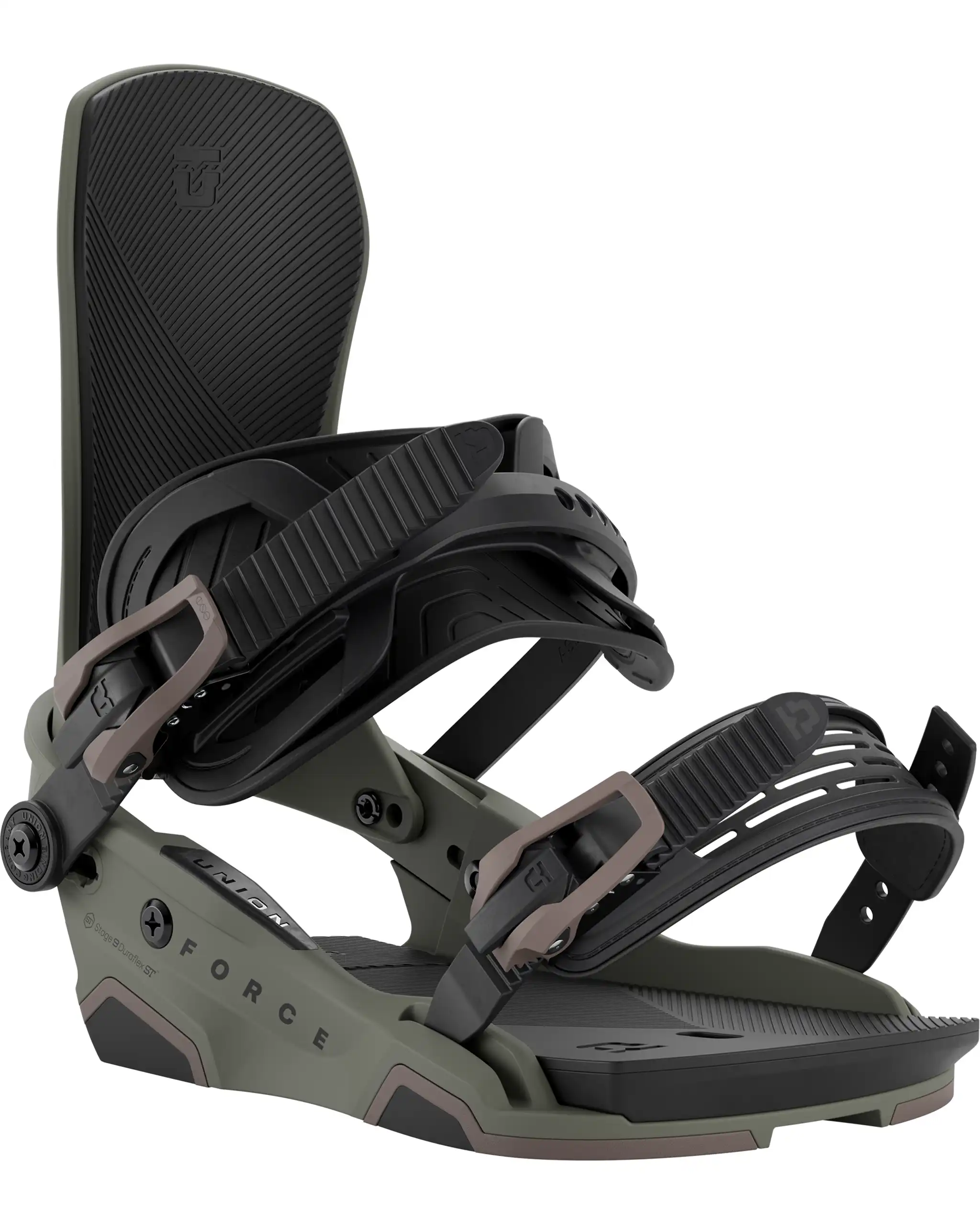 Force Team Snowboard Bindings - Tactical Green 2027 - Image 2