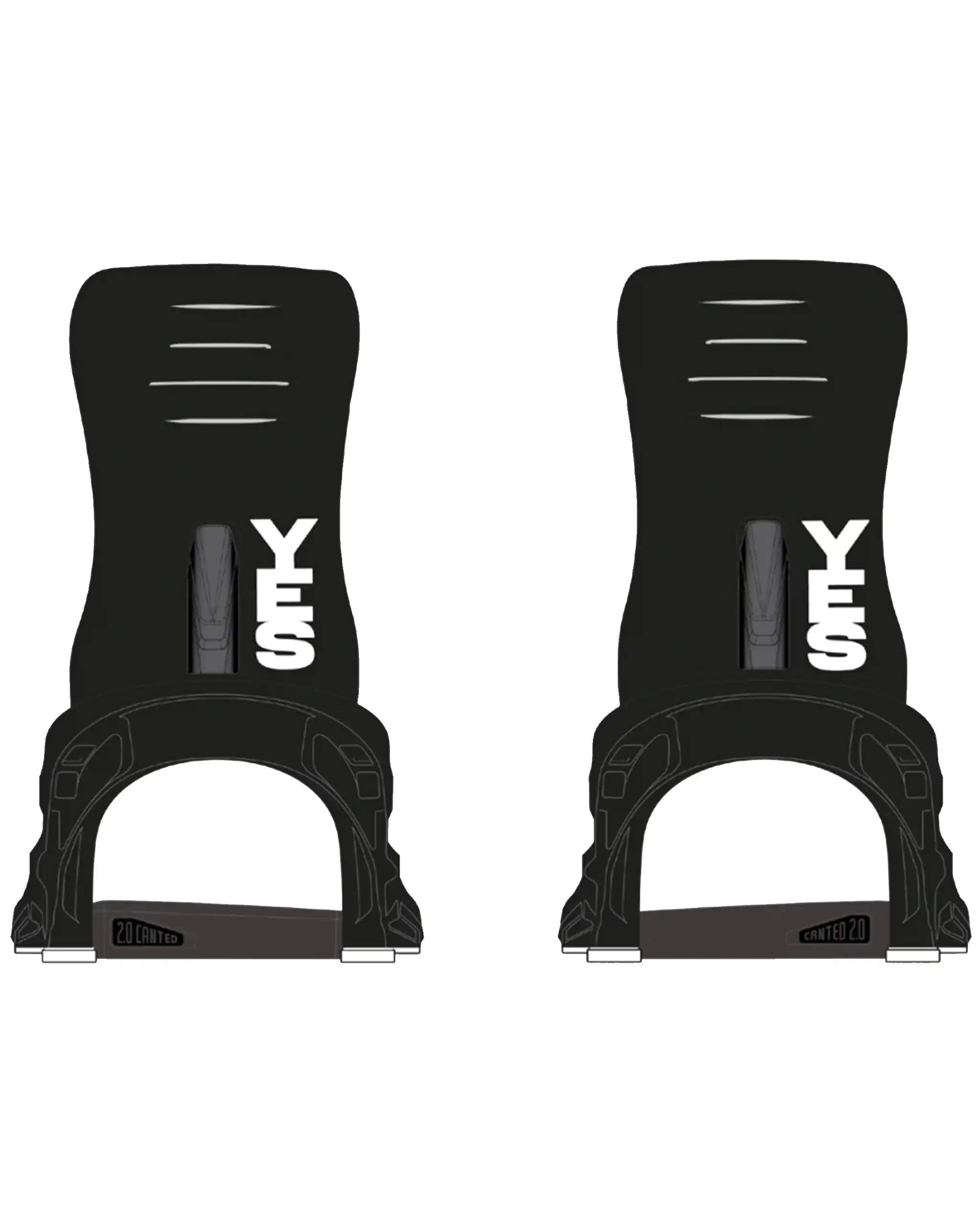 Ipo Snowboard Bindings - Black 2027 - Image 3
