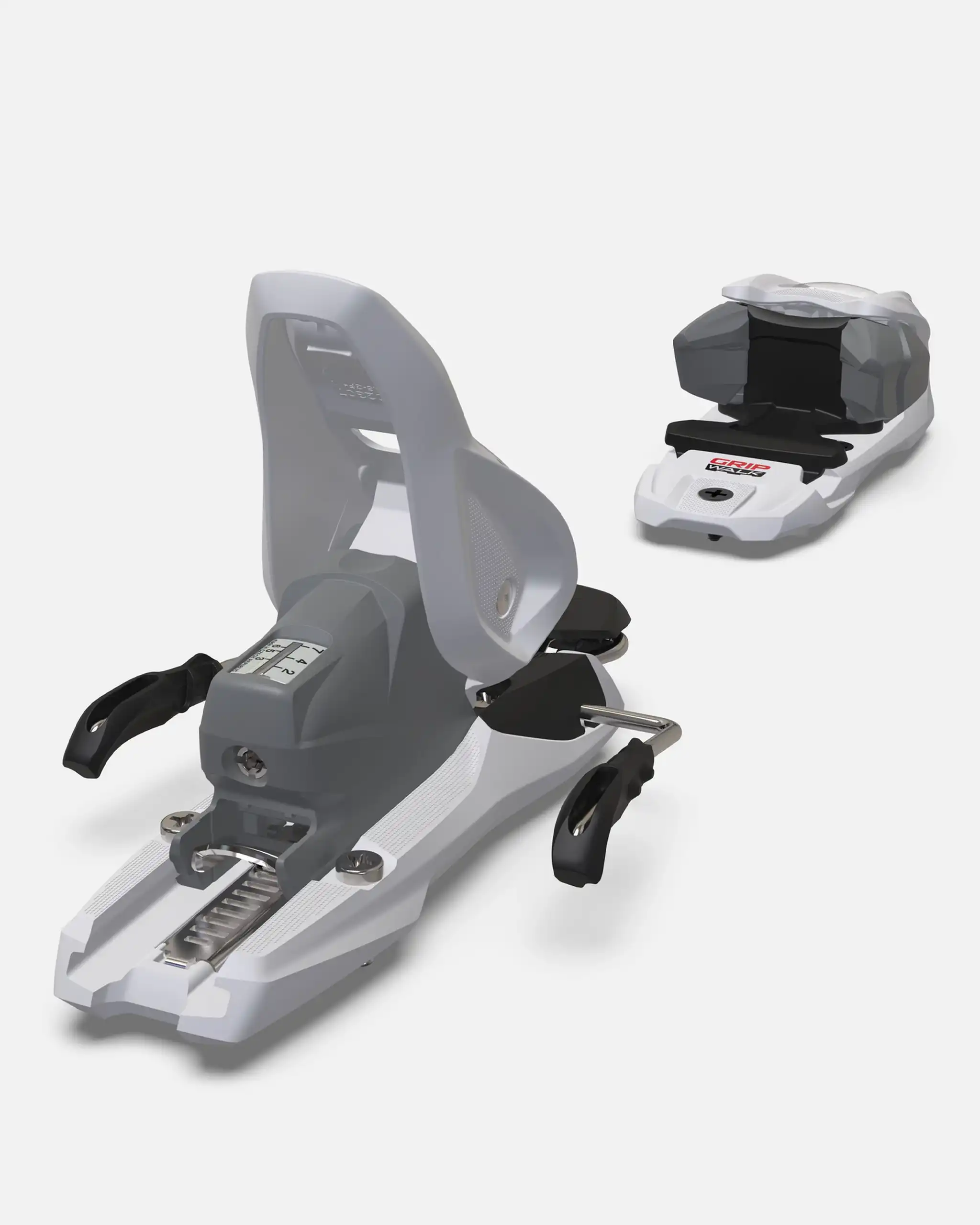 Free 7 Youth Ski Bindings - White/Silver 2027 - Image 2