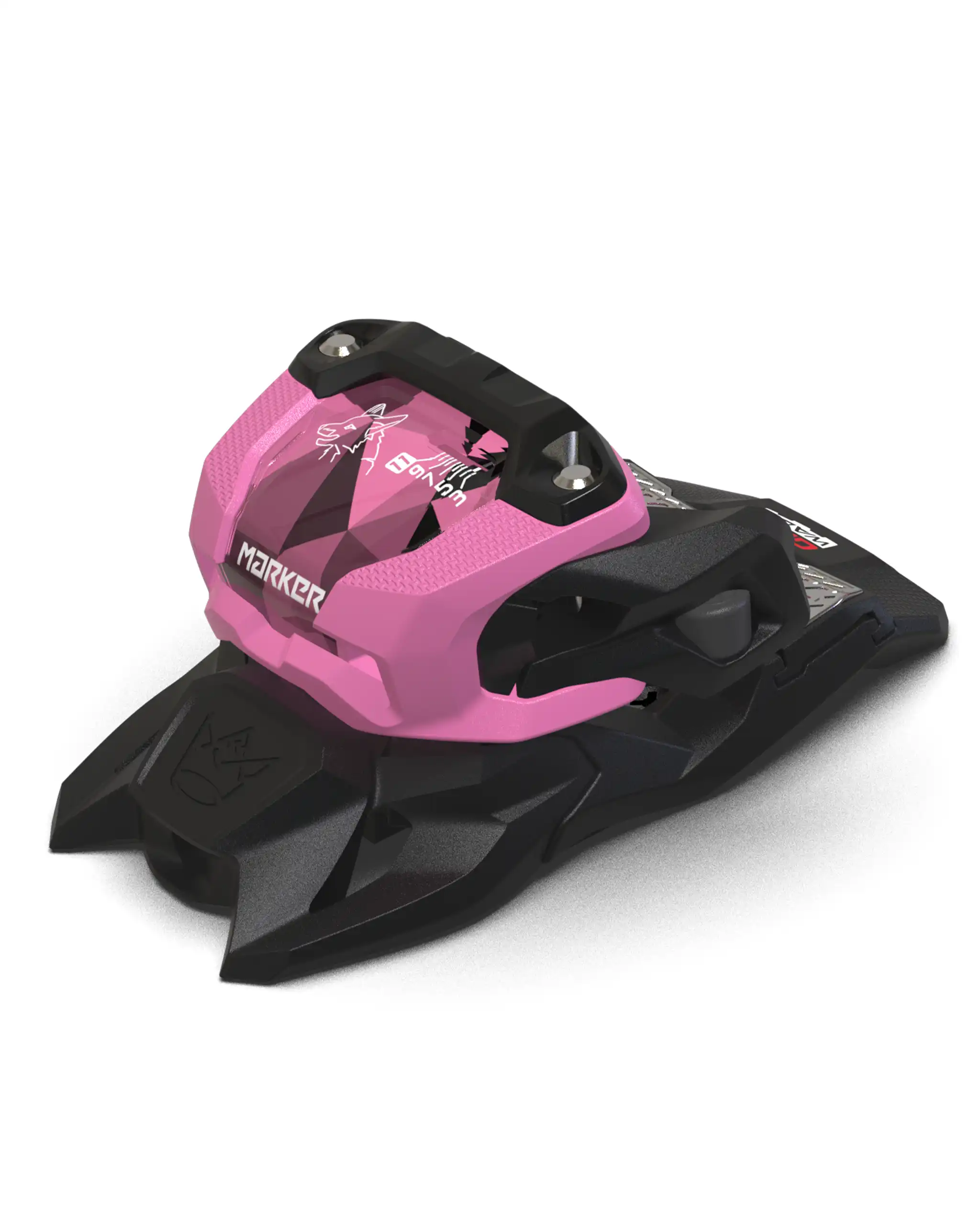 Squire 11 Ski Bindings - Rose/Black 2027 - Image 4