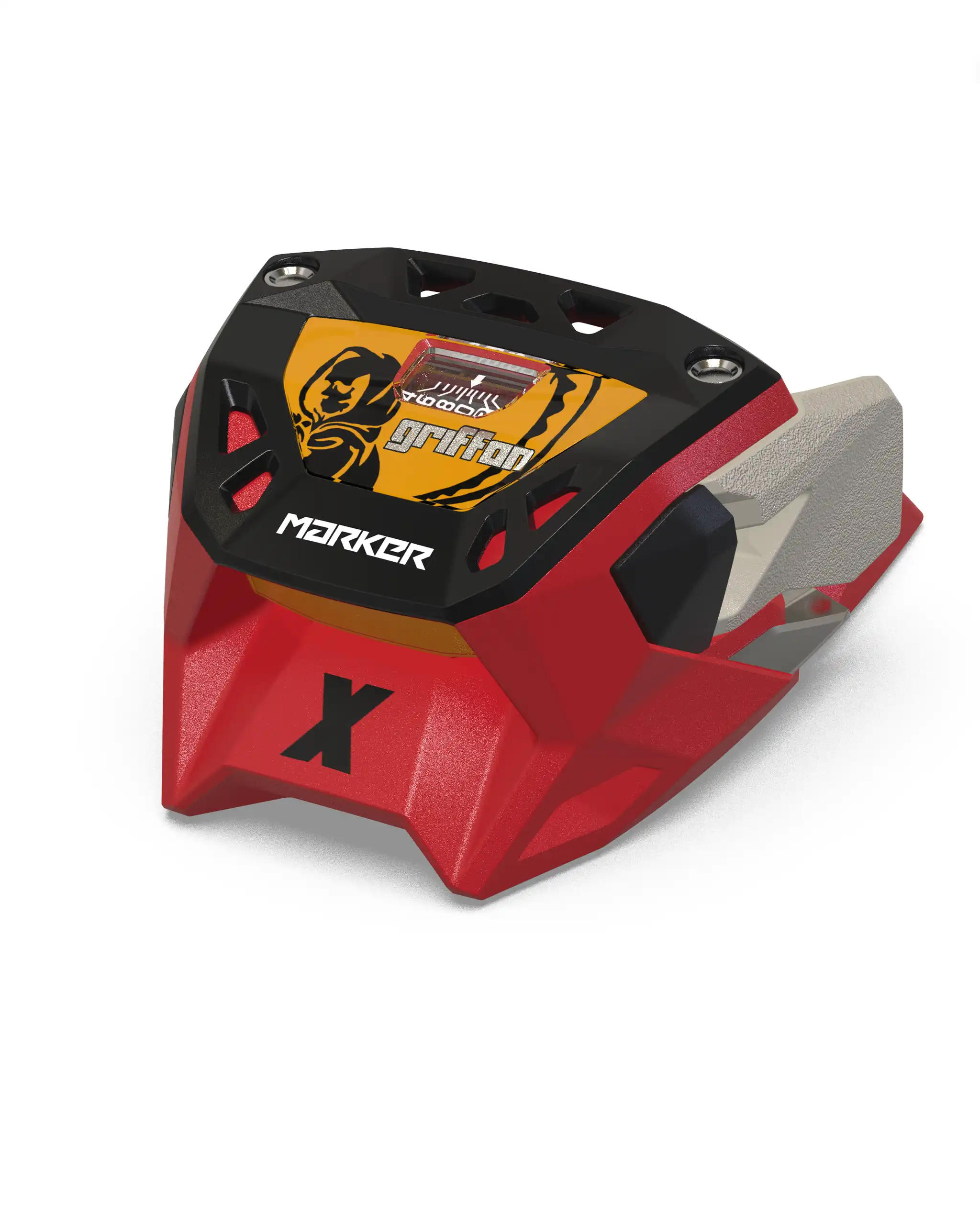 Griffon X 13 Ski Bindings - Red/Sandy 2027 - Image 3