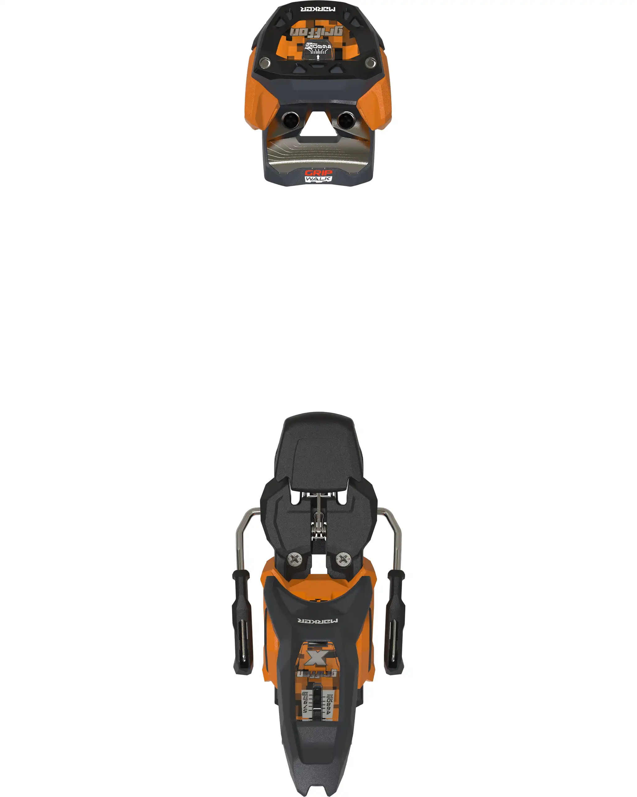 Griffon X 13 Ski Bindings - Graphite/Orange 2027 - Image 3