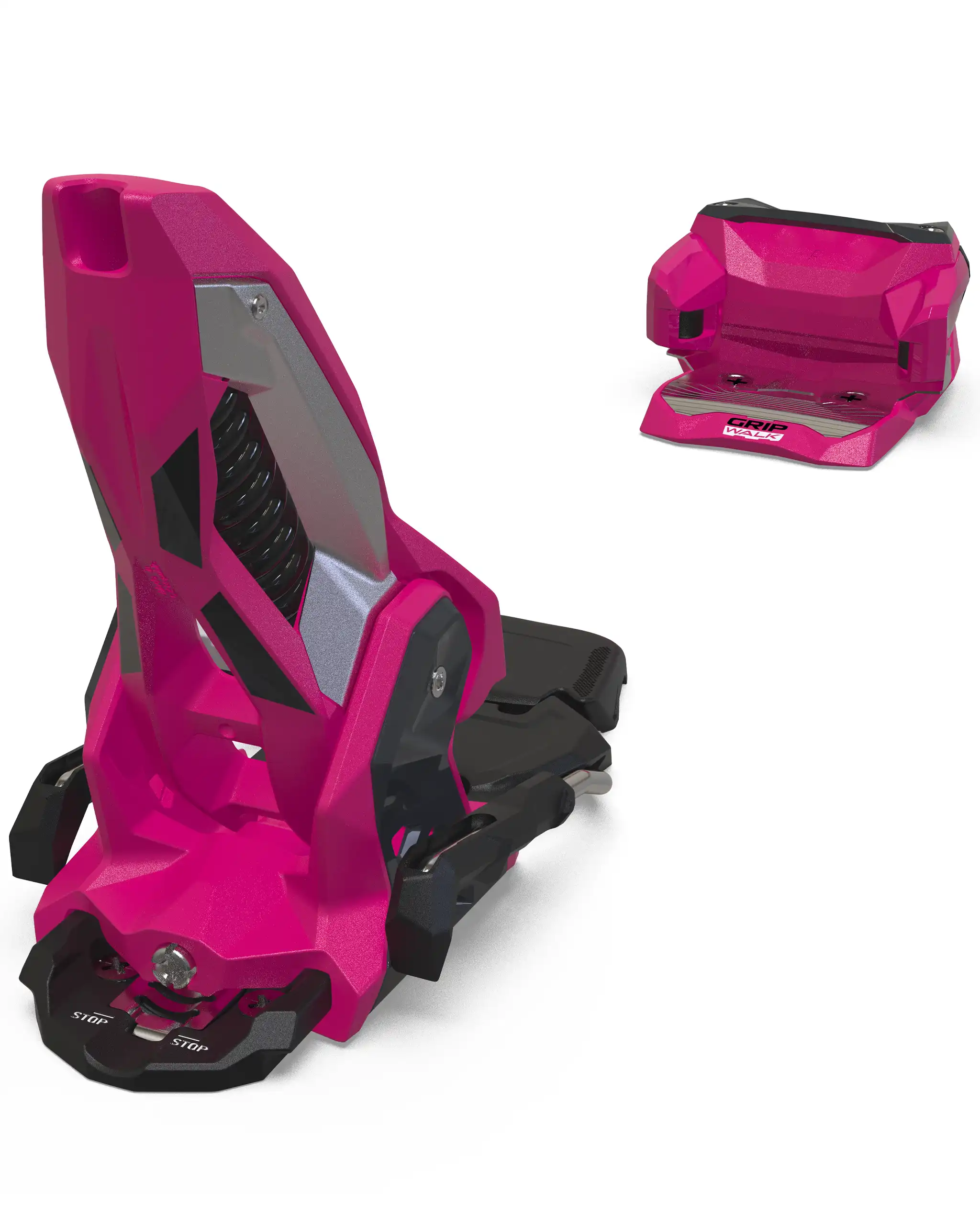 Griffon X 13 Mwerks Ski Bindings - Pink/Graphite 2027 - Image 2