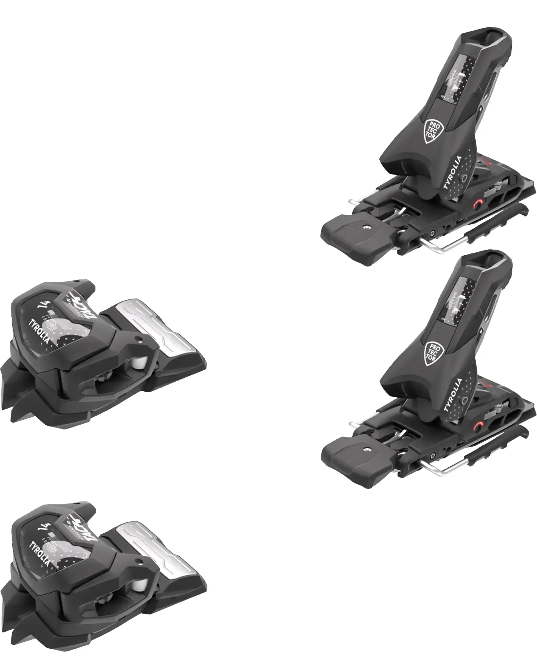 Protector+ Attack 14 Gw Ski Bindings - Black 2027