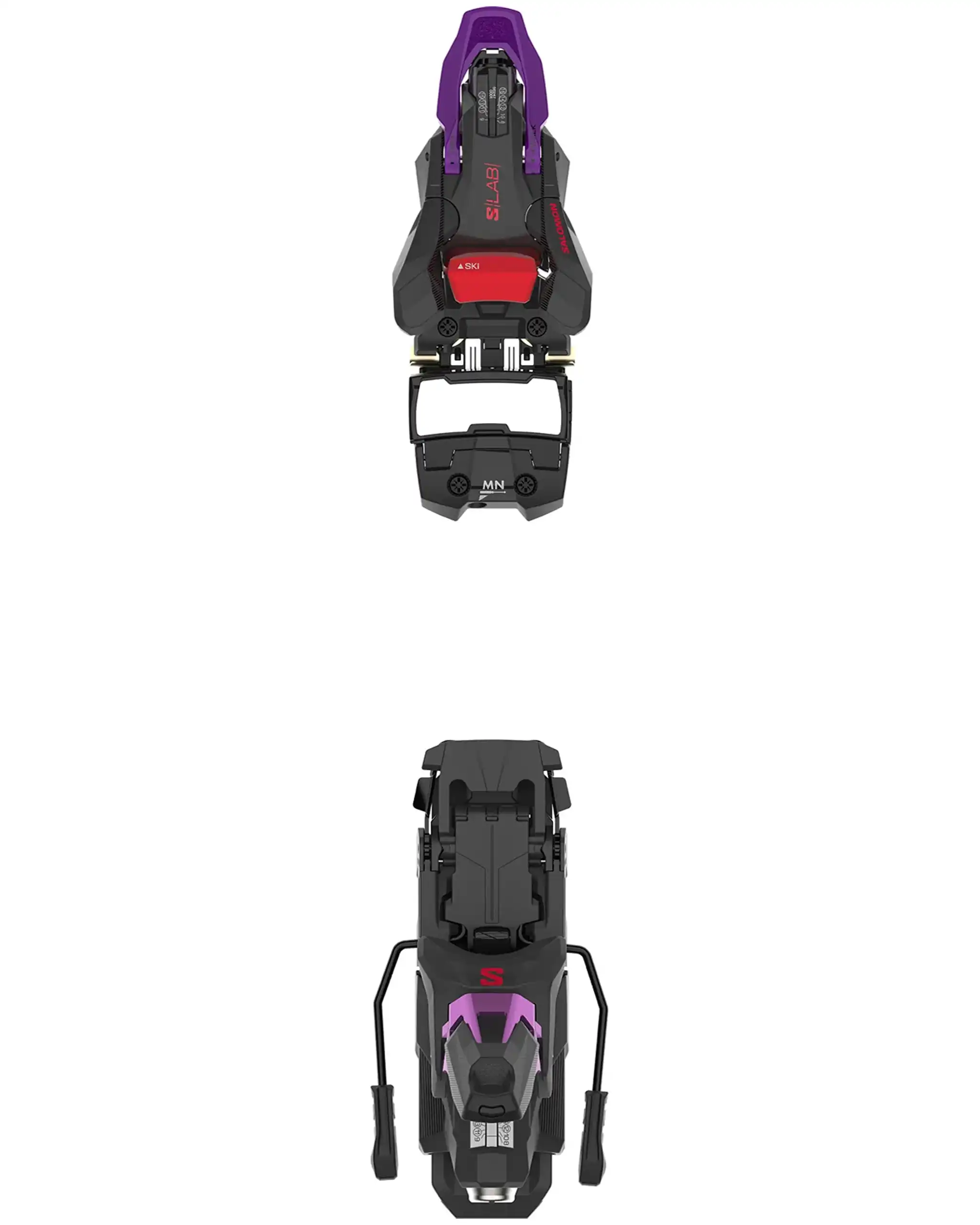 S/Lab Shift² 16 Mn Alpine Touring Ski Bindings - Pansy/Black/Raspberry 2027 - Image 3