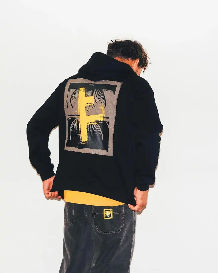 Slant F Zt Zip Hoodie - Black - Image 4