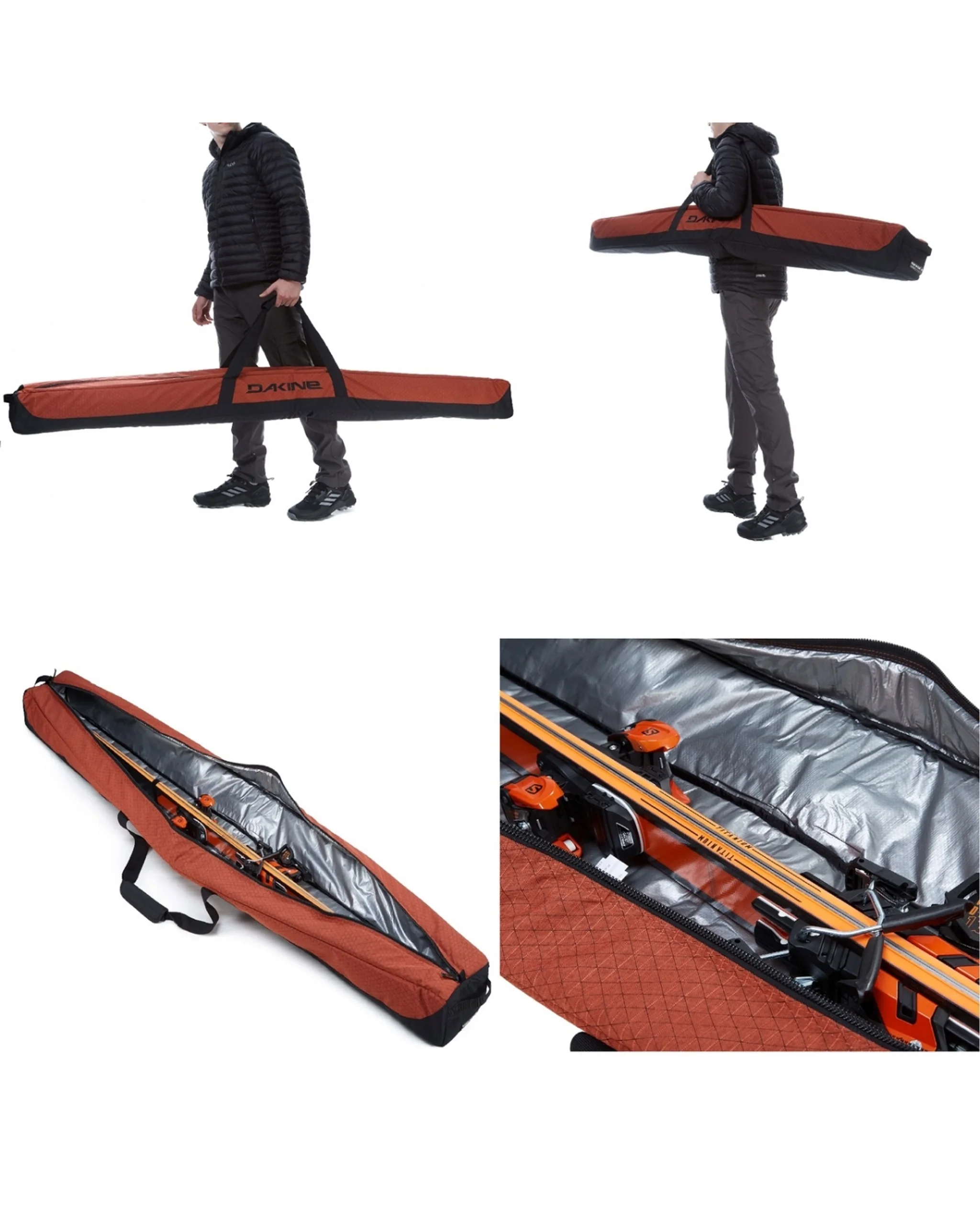 Padded Ski Sleeve - Black - Image 3