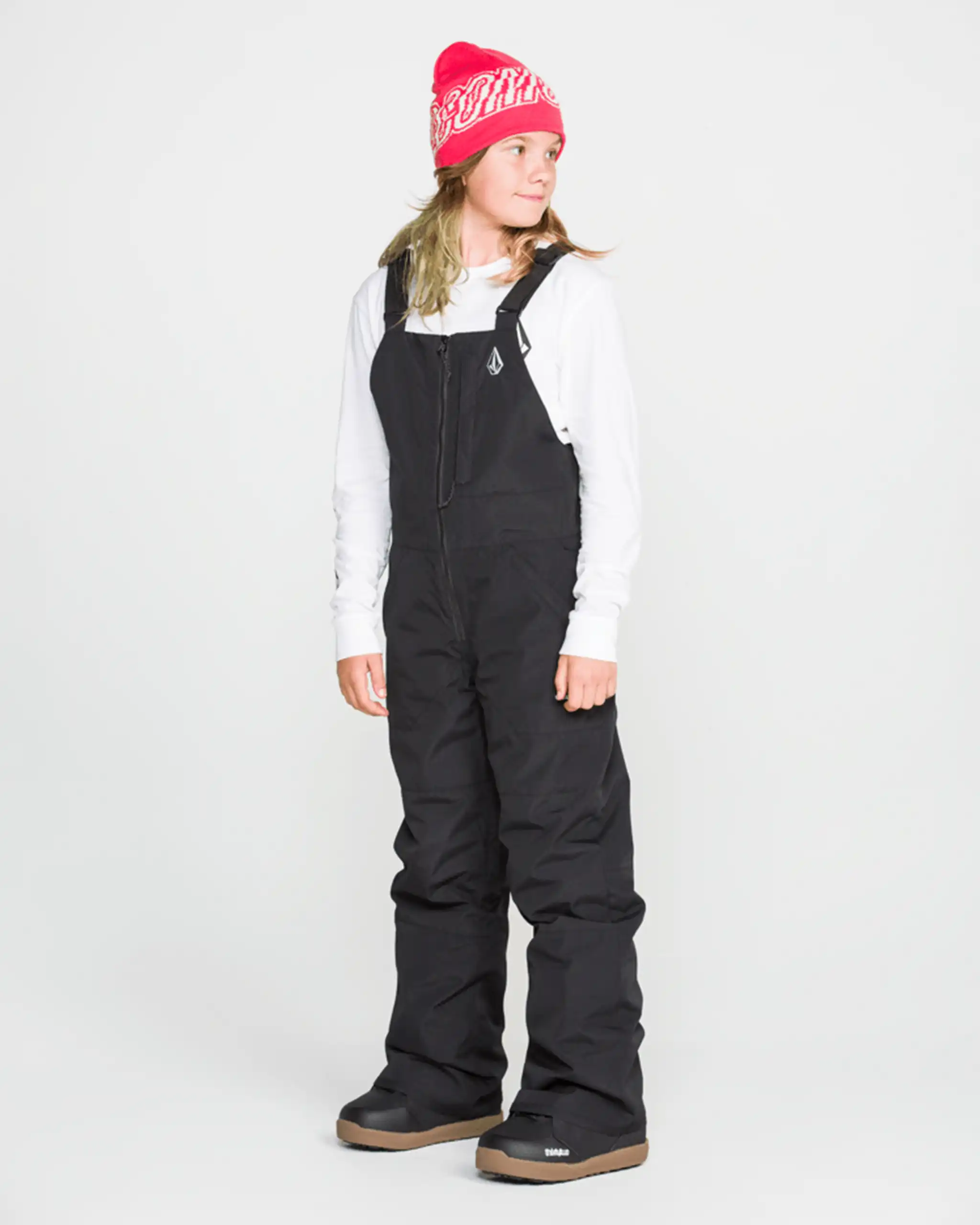 Barkley Insulated Youth Snow Bib - Black - Image 4