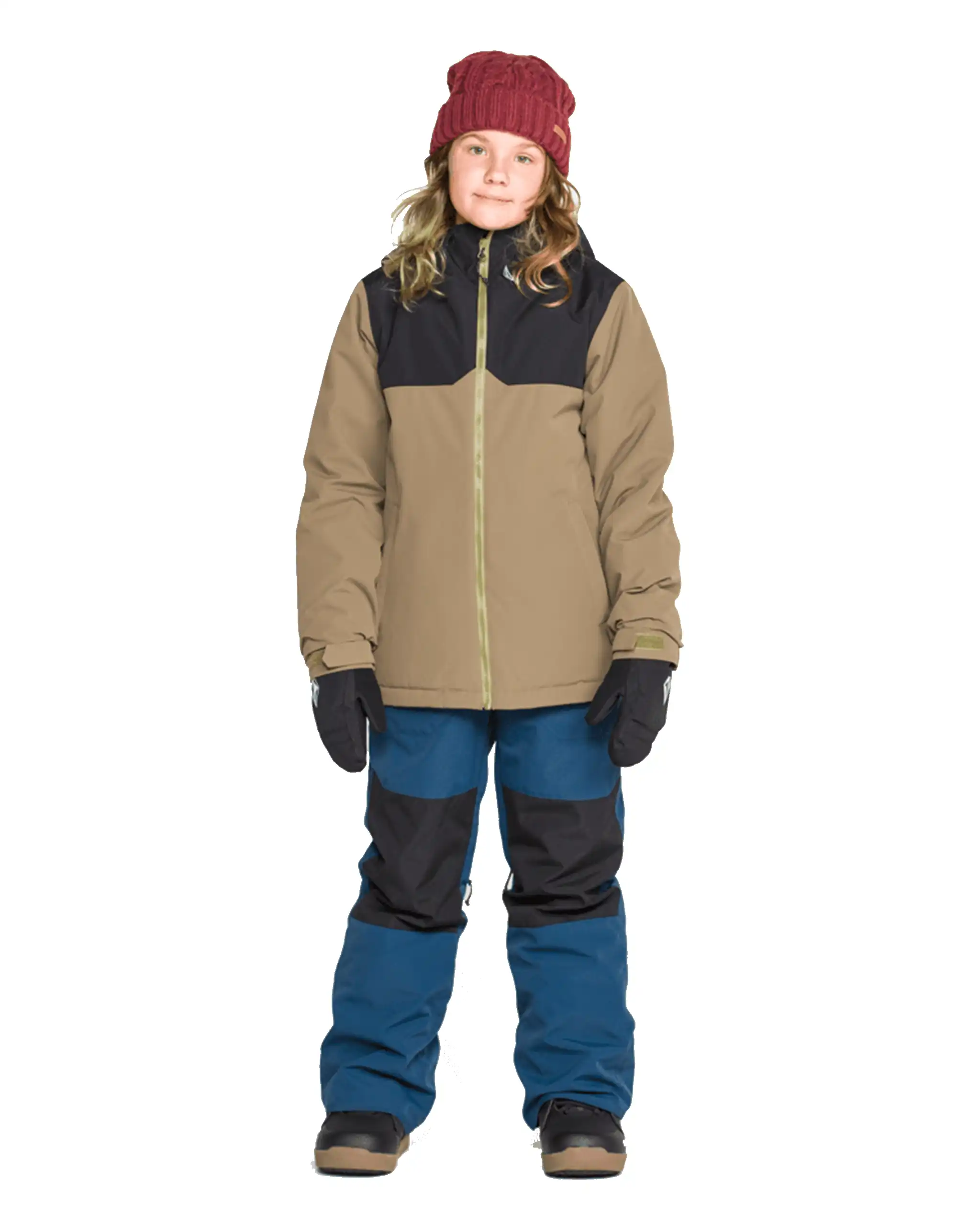 Barkley Insulated Youth Snow Bib - Blue - Image 2