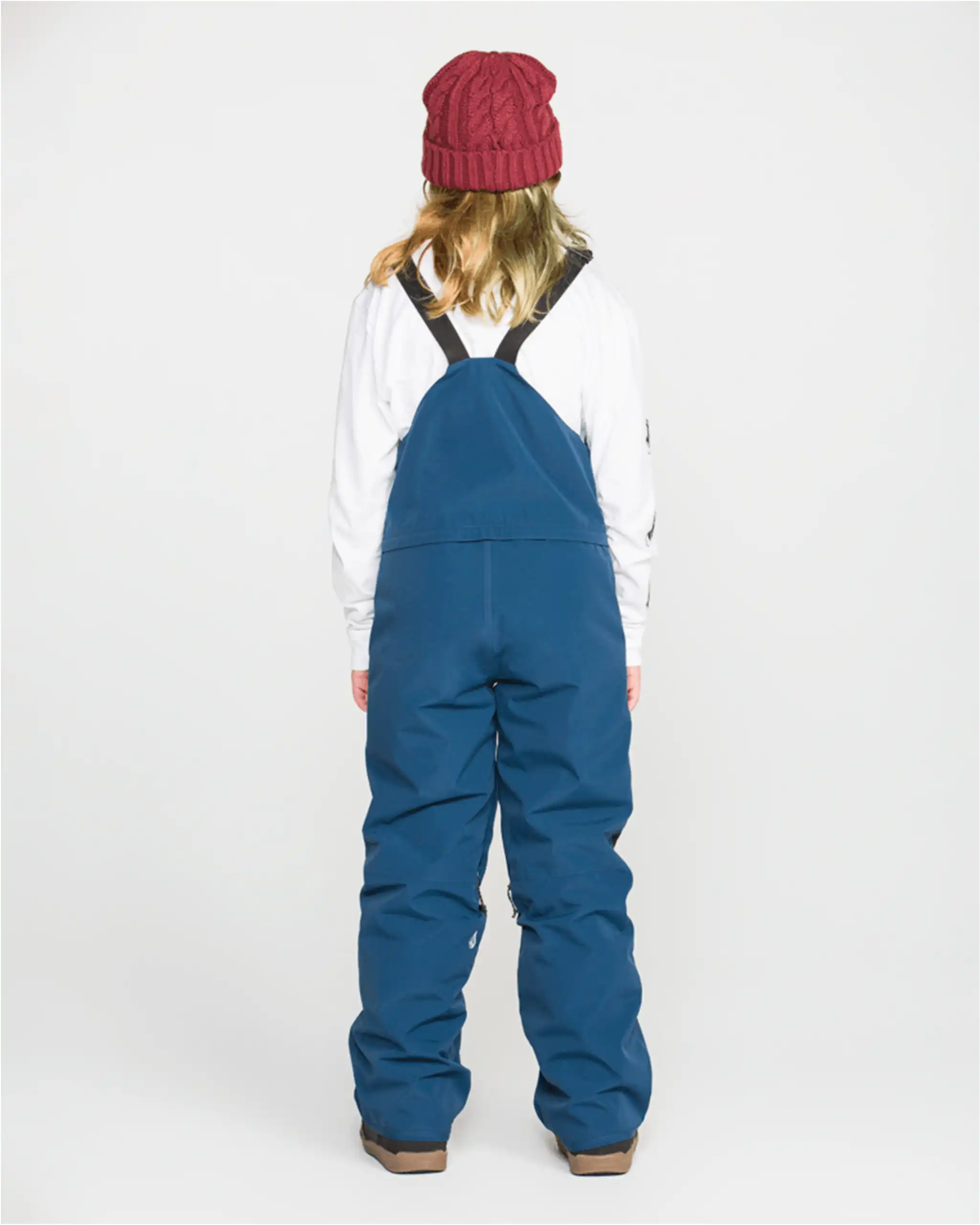 Barkley Insulated Youth Snow Bib - Blue - Image 3