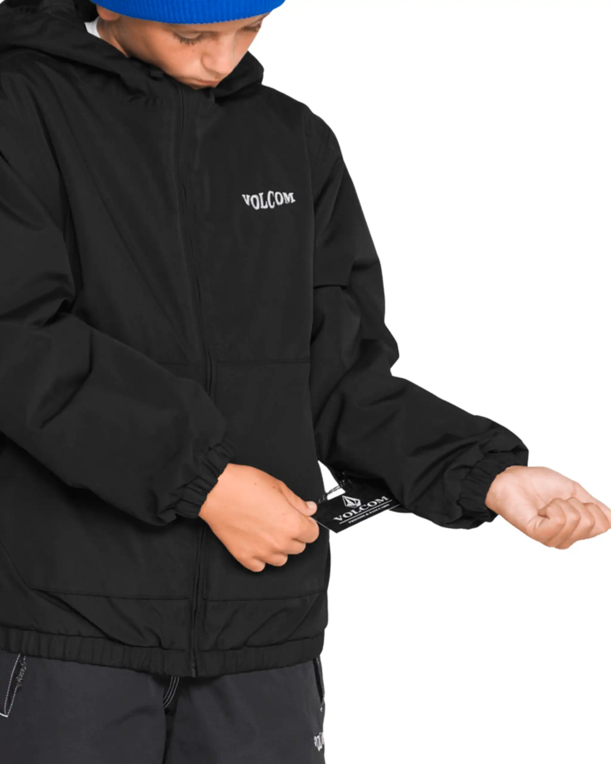 Chaos Insulated Youth Winter Jacket - Black - Image 8