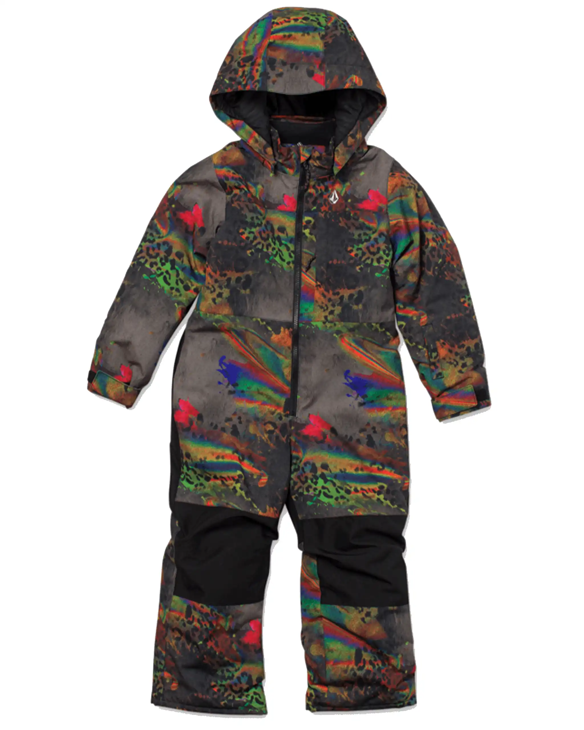 Little Flurry One Piece Kid's Winter Suit - Cheetah - Image 3