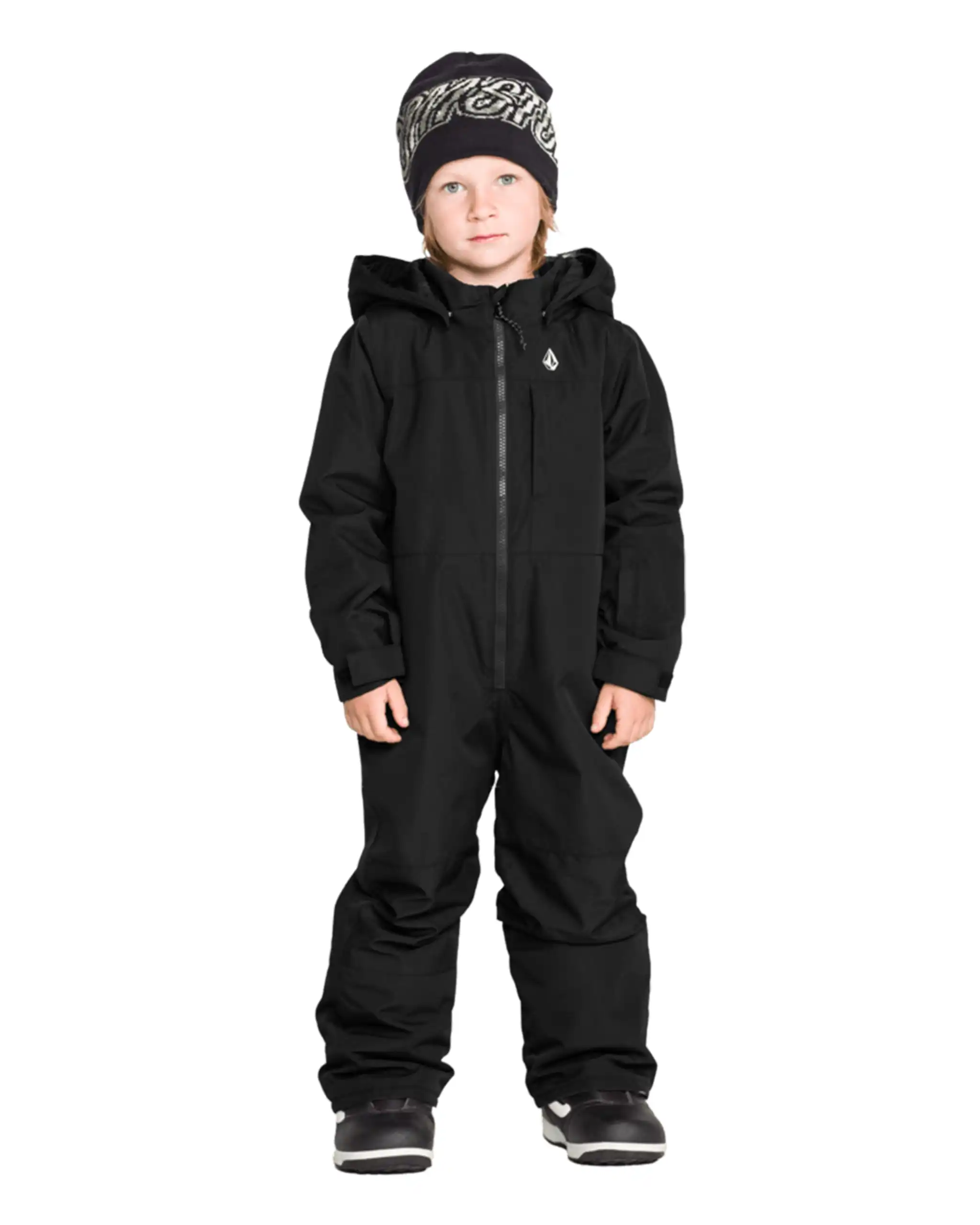 Little Flurry One Piece Kid's Winter Suit - Black