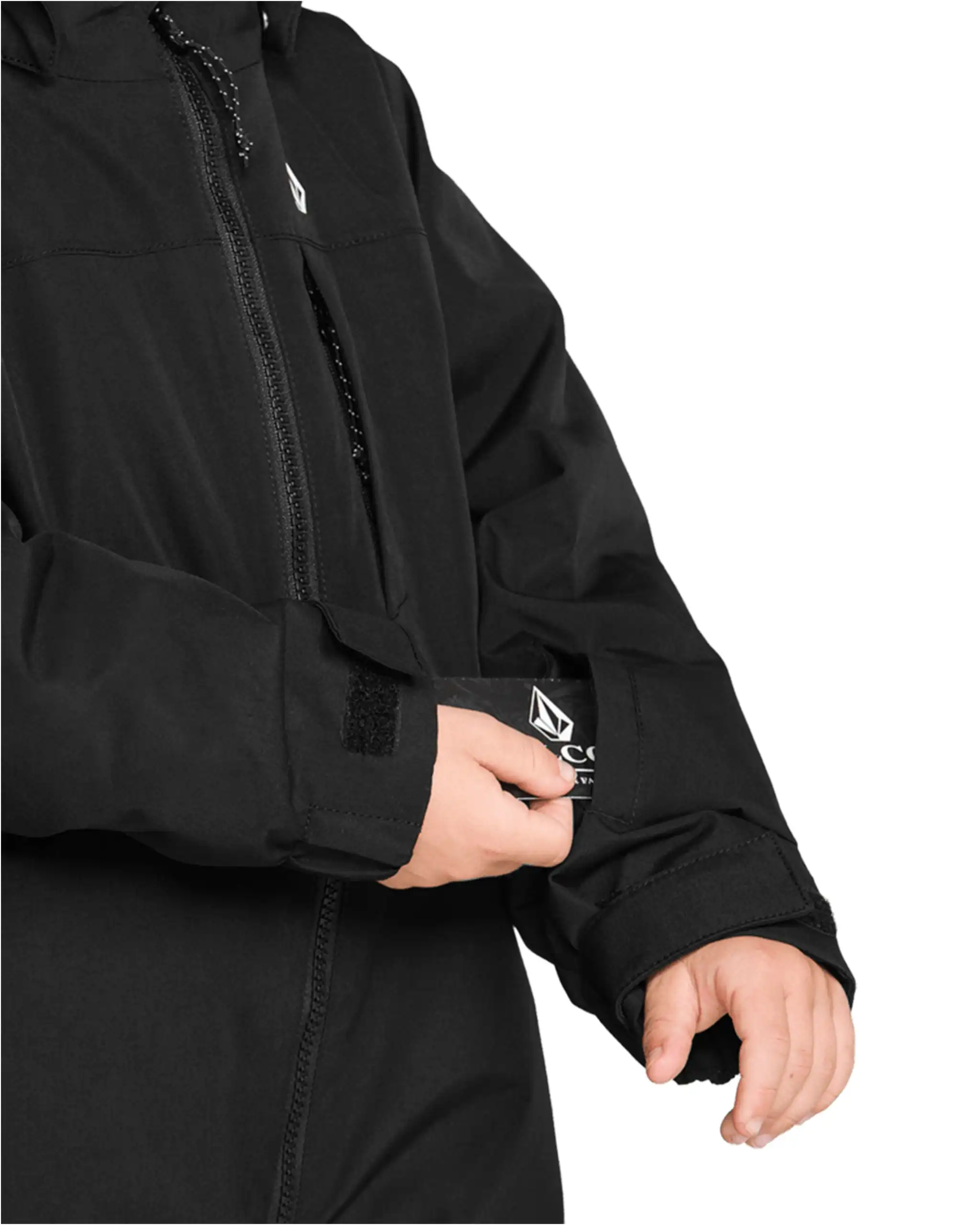 Little Flurry One Piece Kid's Winter Suit - Black - Image 10
