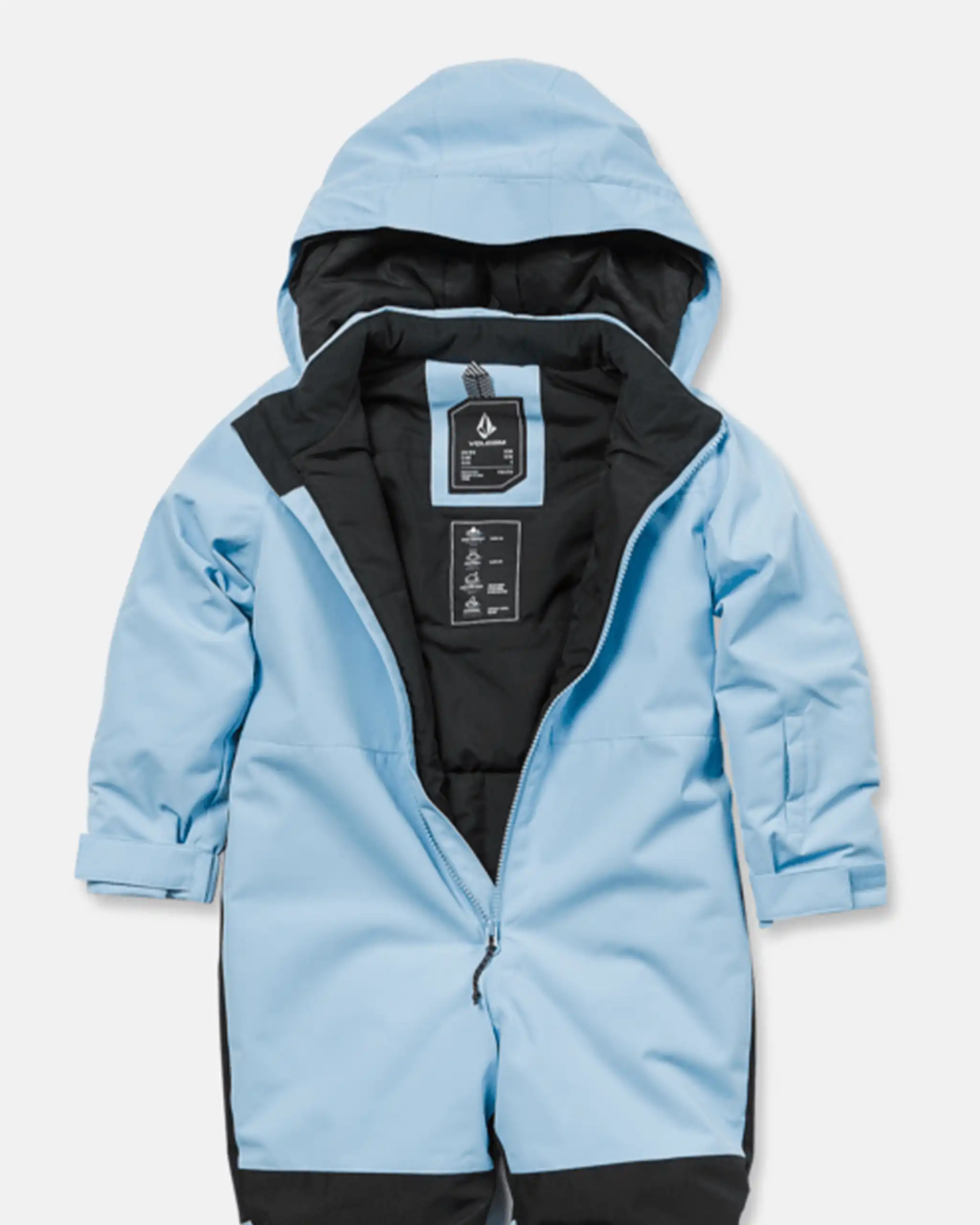 Little Flurry One Piece Kid's Winter Suit - Bright Cherry - Image 11