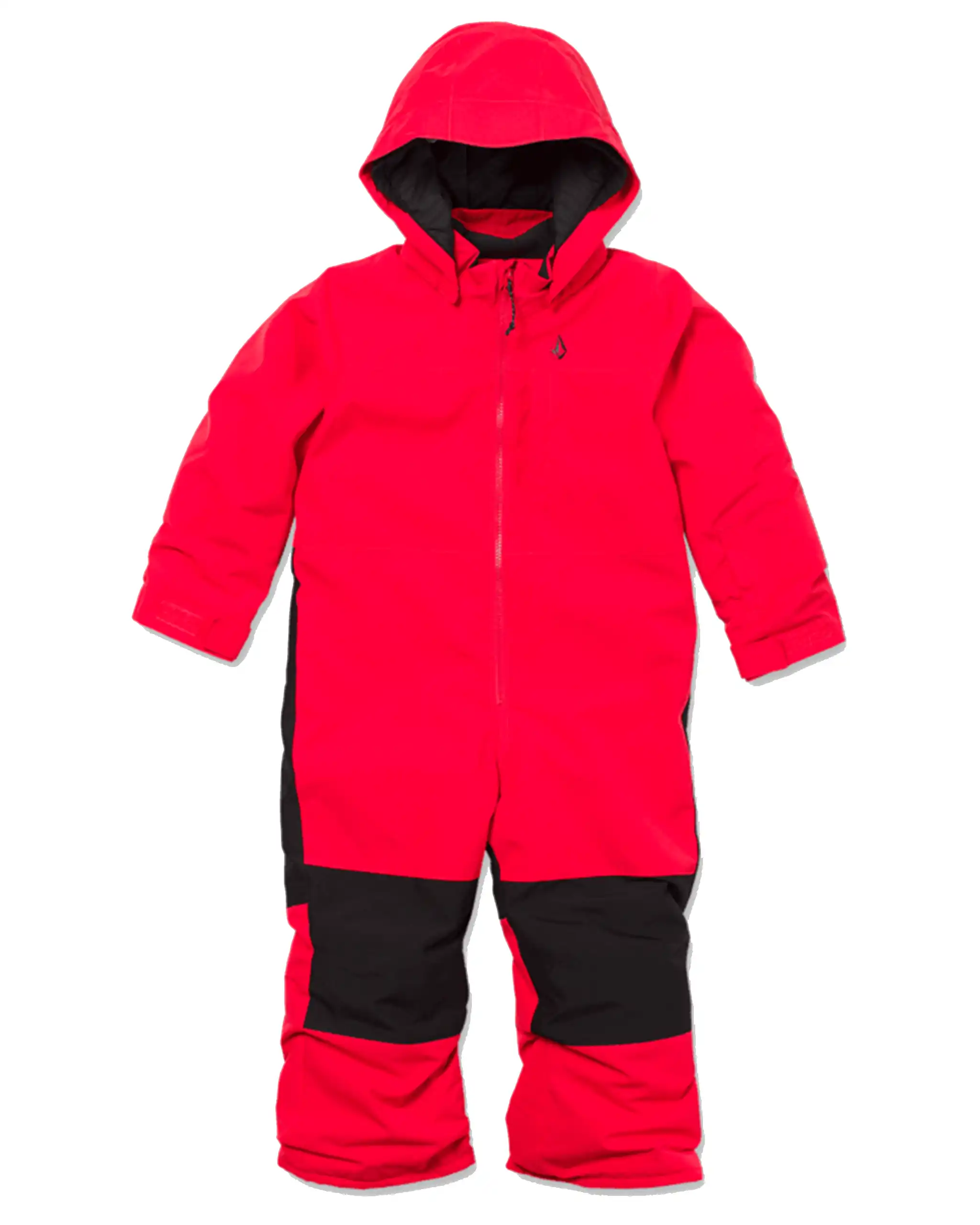 Little Flurry One Piece Kid's Winter Suit - Bright Cherry - Image 2