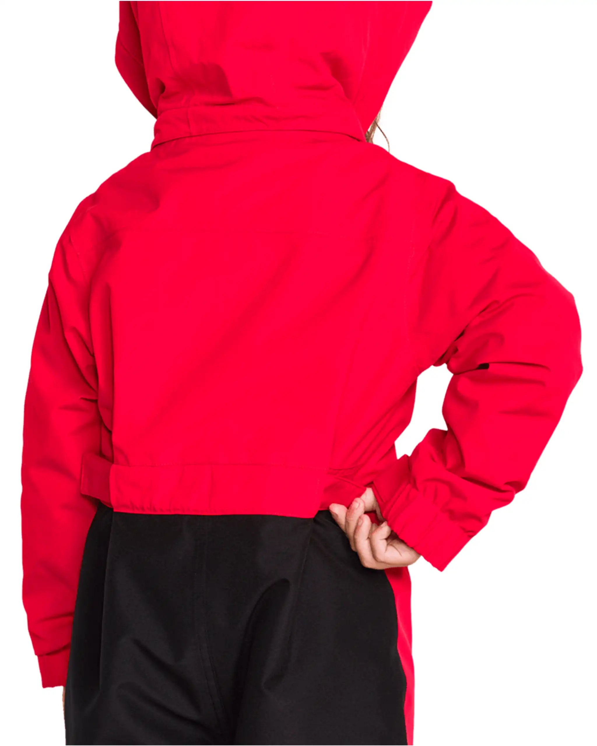 Little Flurry One Piece Kid's Winter Suit - Bright Cherry - Image 9