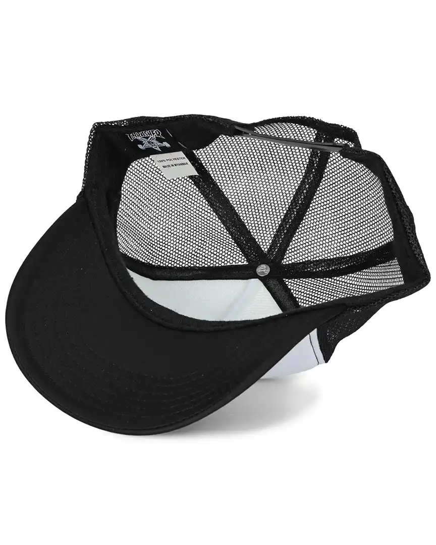X Spitfire Thrash & Burn Hat - Black/White/Black - Image 2