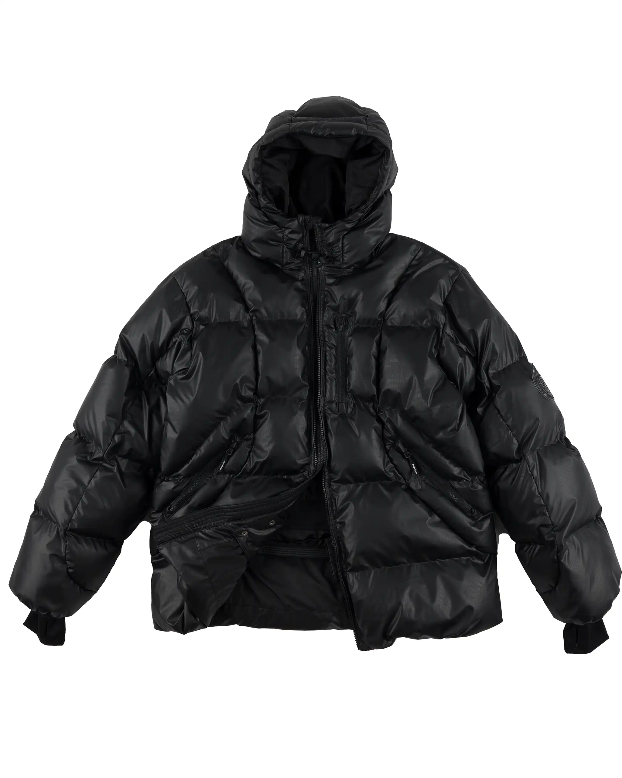 Mountain Puffy Winter Jacket - Black - Image 2