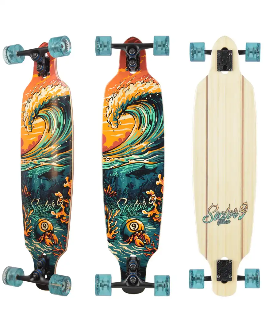 Flipside Fractal Complete Longboard - Image 4